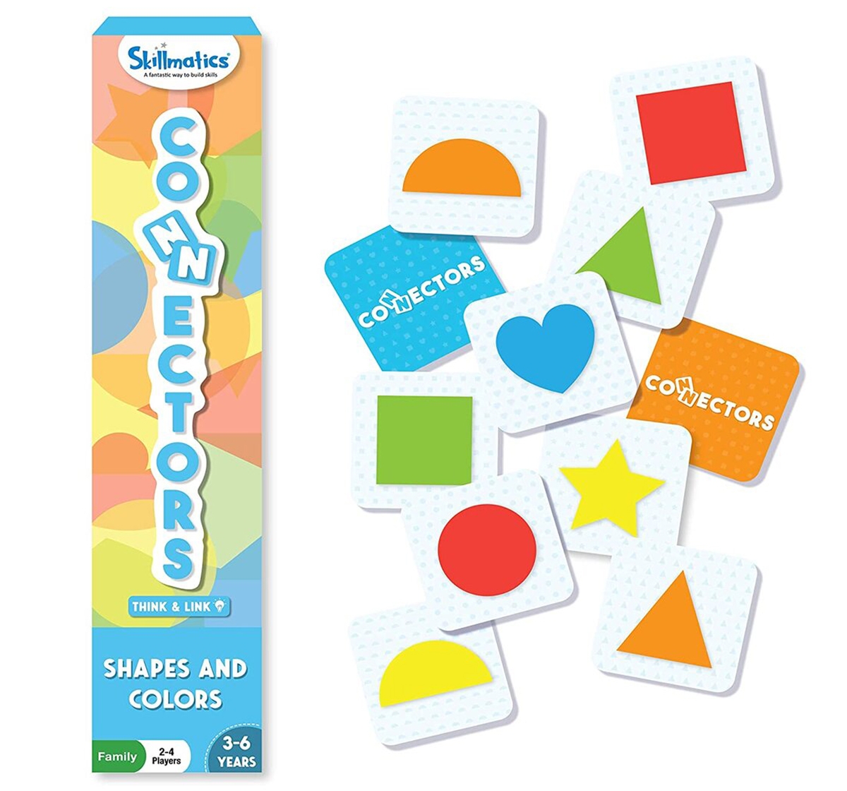 Skillmatics Connectors Educational Game: Shape and Color