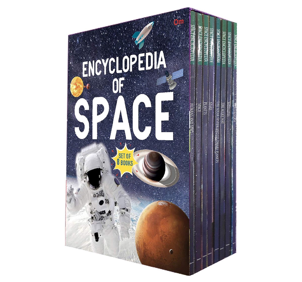 Om Kidz | Encyclopedia Of Space - Set Of 8 Books, 256 Pages Book By Om Books Editorial Team, Paperback