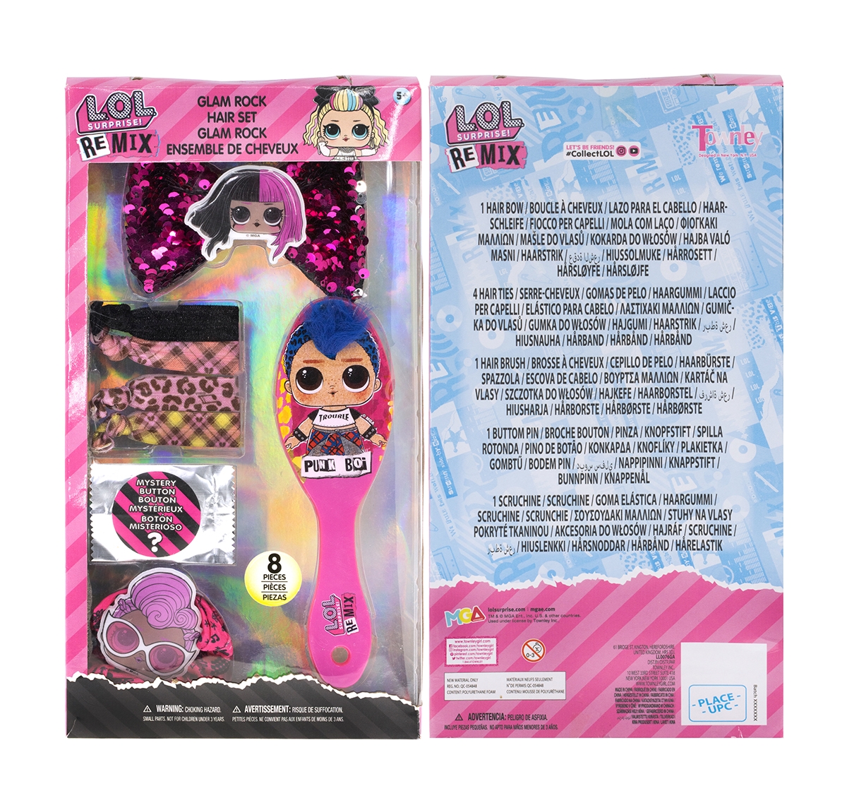 Townley Girl | Townley Girl LOL Hair Accessories Box Set Toileteries and Makeup for Girls age 3Y+ 