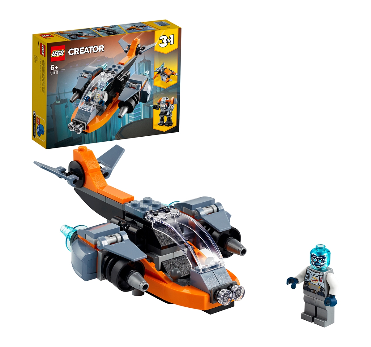 LEGO | LEGO Cyber Drone Lego Blocks for Kids age 6Y+ 