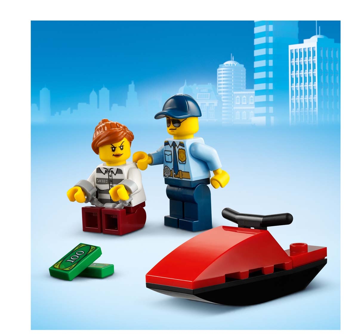 LEGO | Lego Police Helicopter Lego Blocks for Kids Age 4Y+ 4