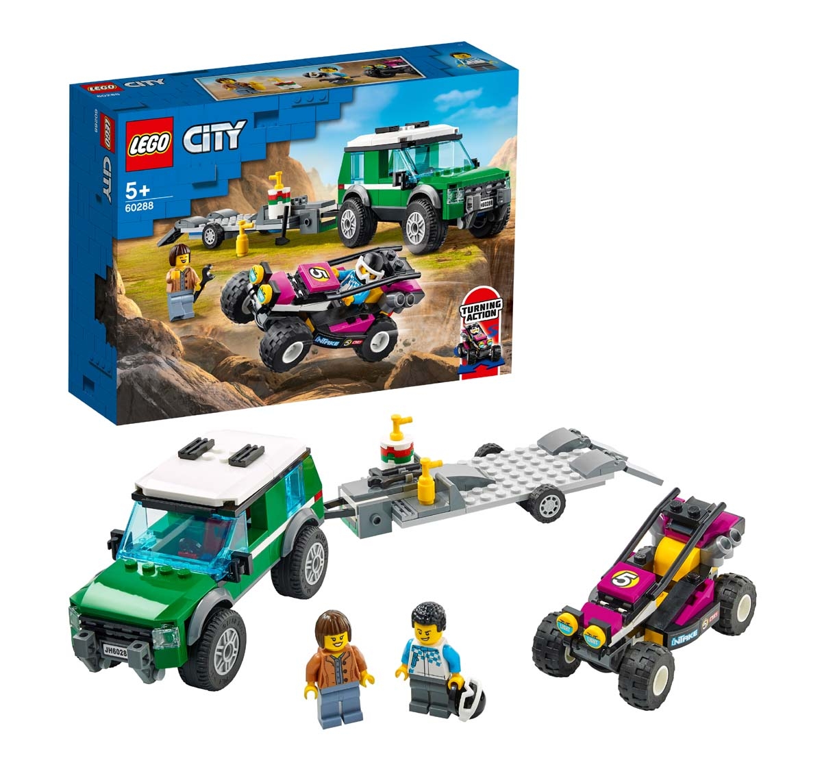 LEGO | Lego Race Buggy Transporter Lego Blocks for Kids Age 5Y+