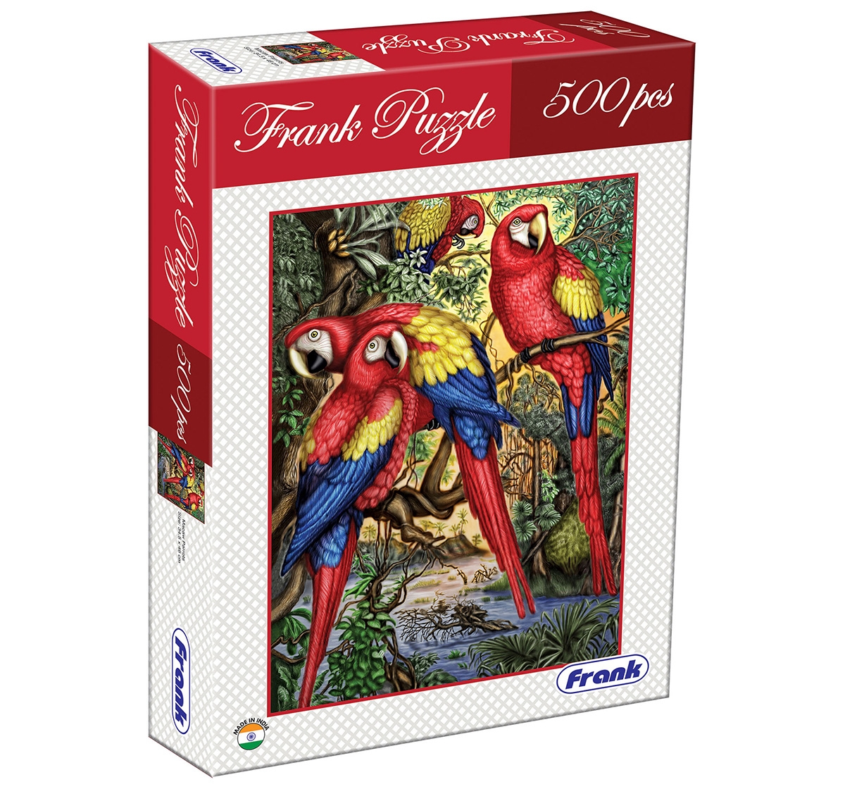 Frank | Frank Macaw Parrots Puzzle 500 Pieces, 10Y+
