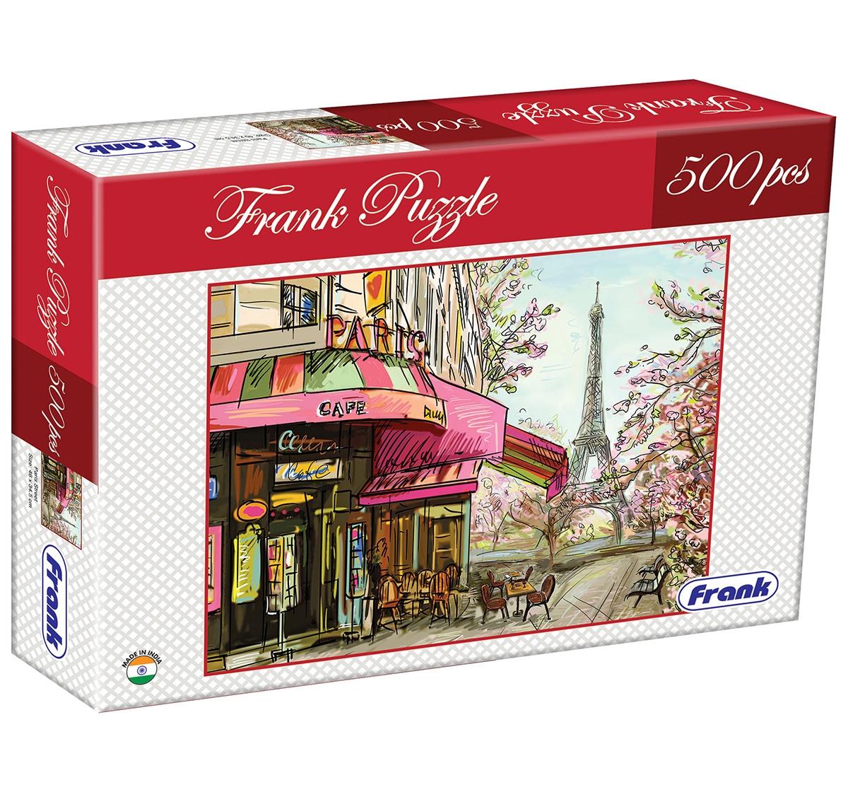 Frank | Frank Paris Street Puzzle 500 Pieces, 10Y+