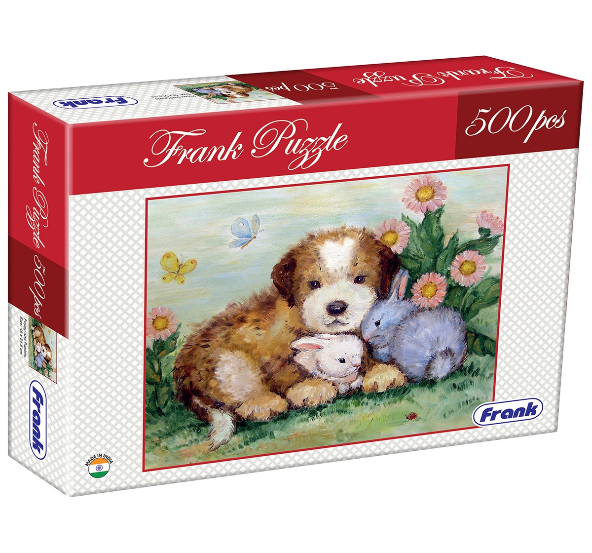 Frank | Frank Puppy and Rabbits Puzzle 500 Pieces, 10Y+