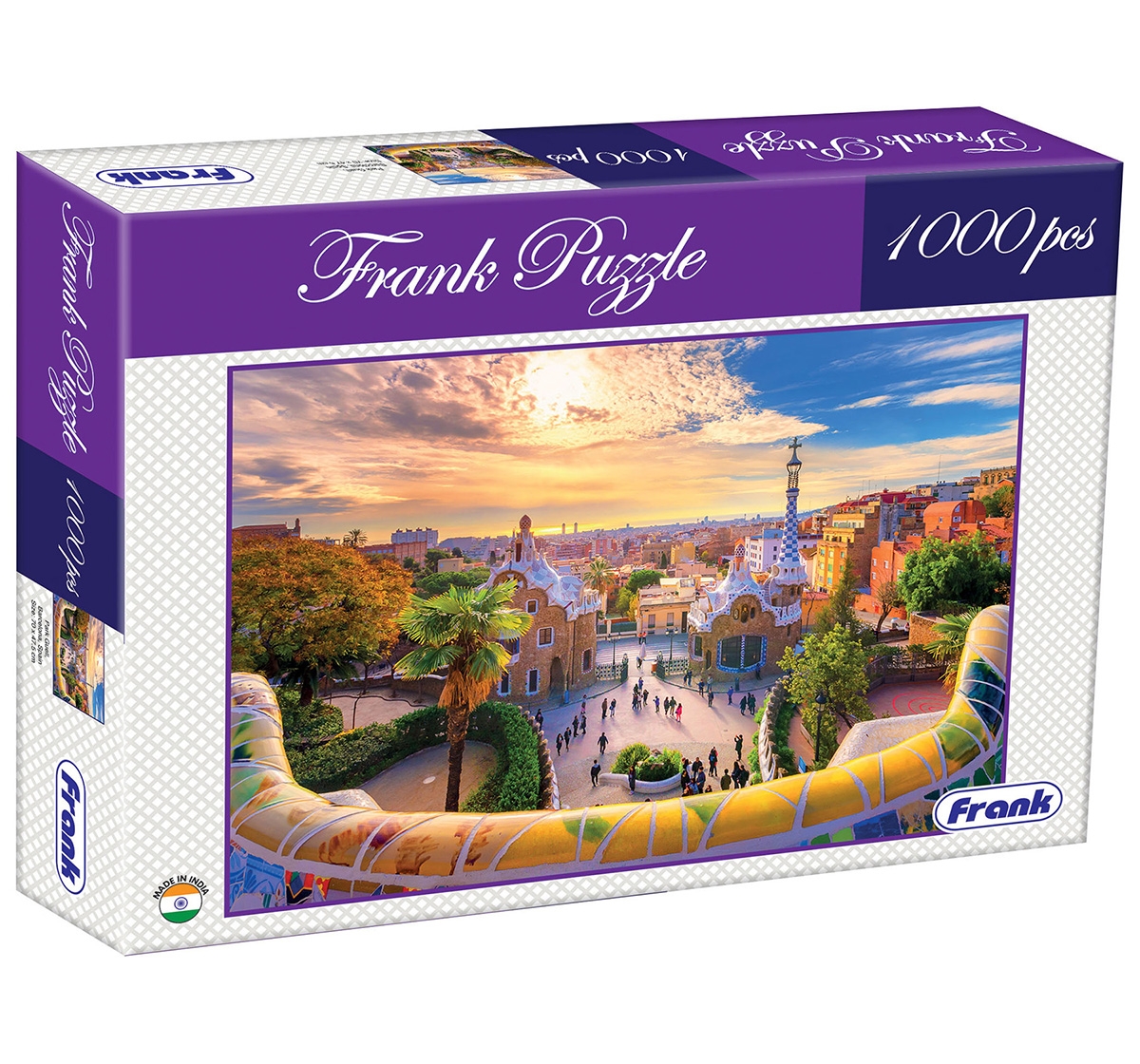 Frank | Frank Park Guell, Barcelona, Spain Puzzle 1000 Pieces, 14Y+