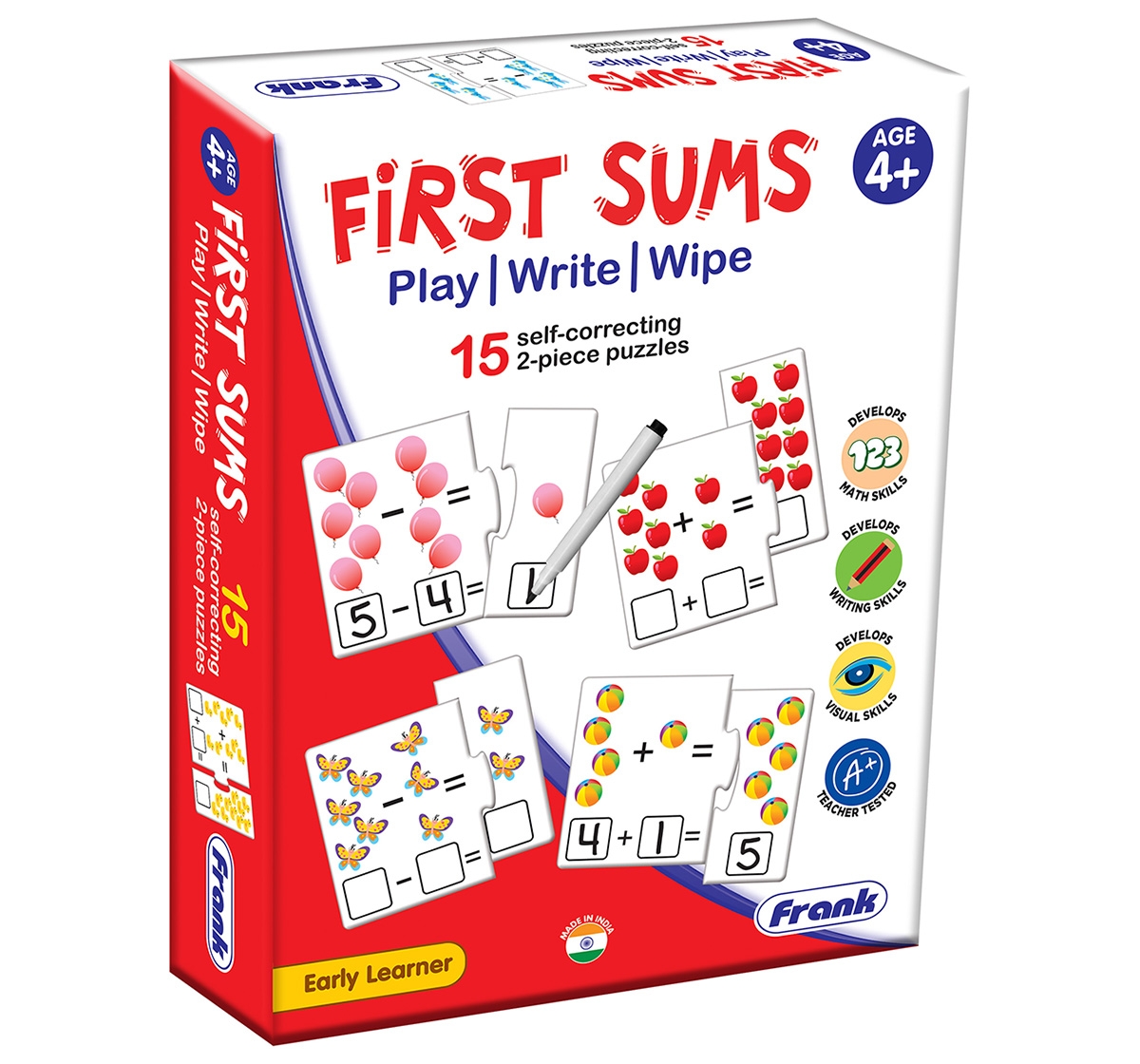 Frank | Frank First Sums Activity Puzzle, 4Y+