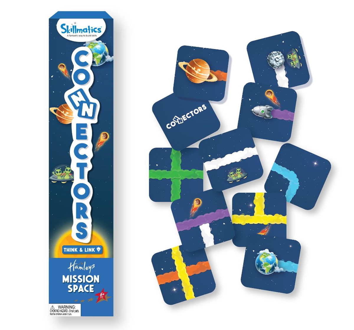Skillmatics | Skillmatics Connectors Mission Space Paper card game Multicolor 3Y+