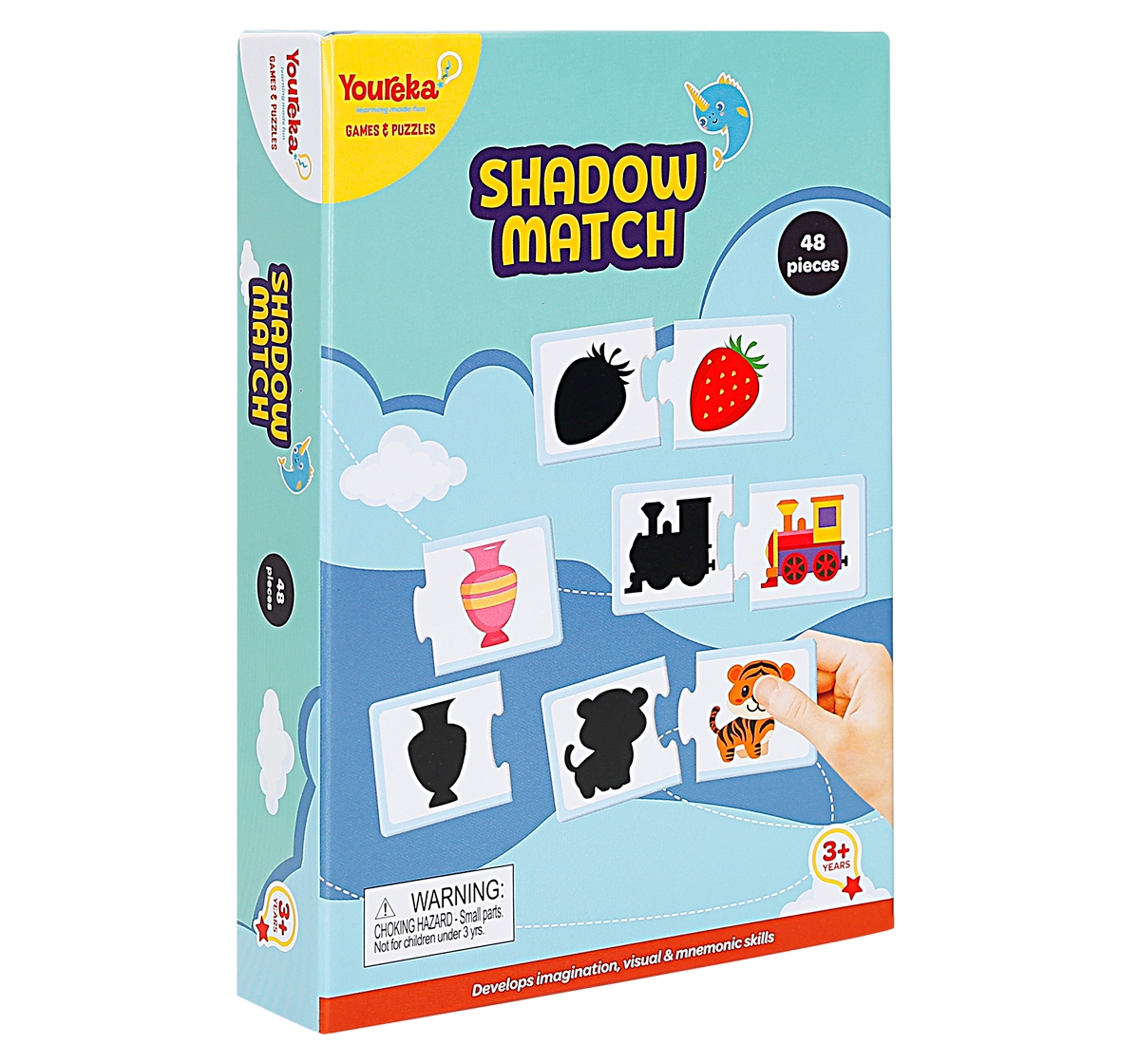 Youreka Shadow Match Floor Puzzle for kids 3Y+, Multicolour