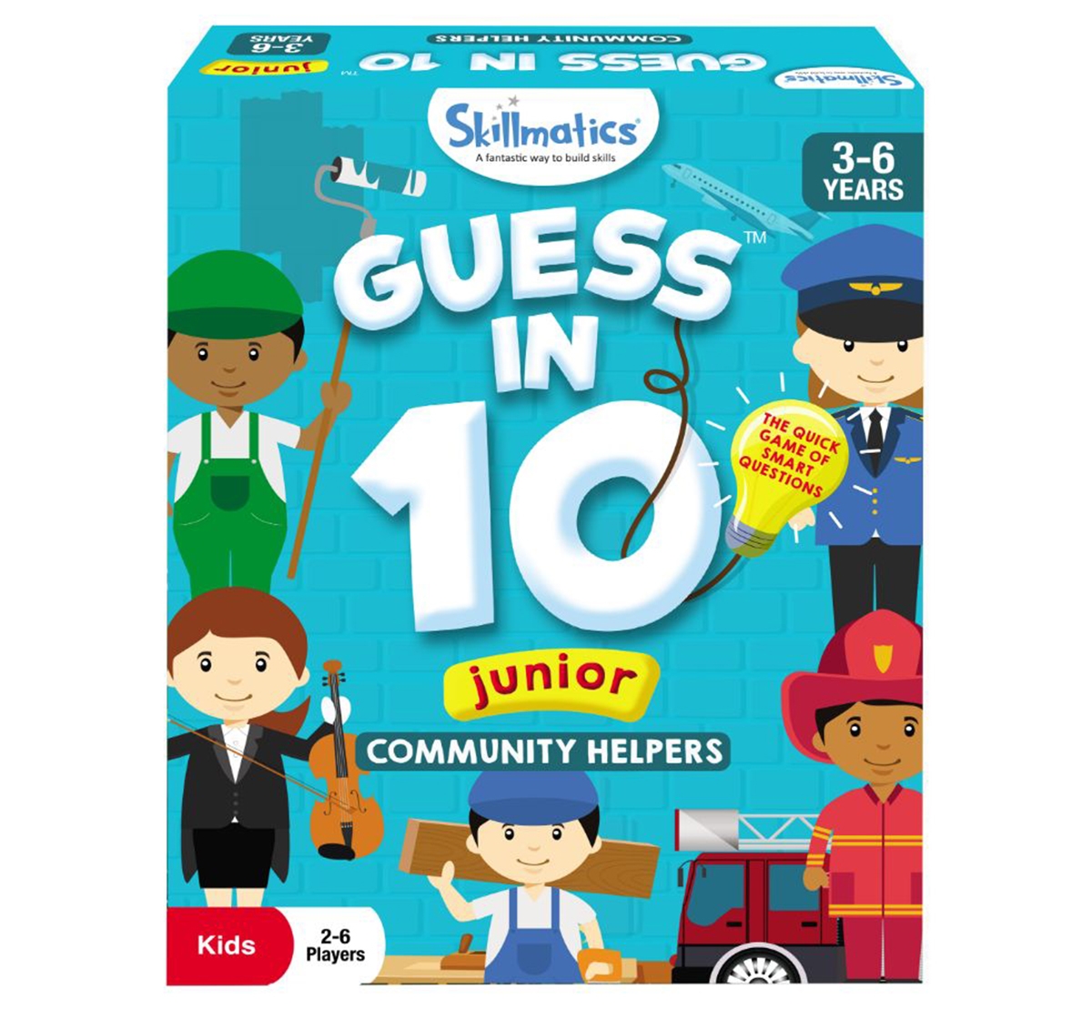 Skillmatics | Skillmatics Guess in 10 Junior Community Helpers Paper card game Multicolor 3Y+