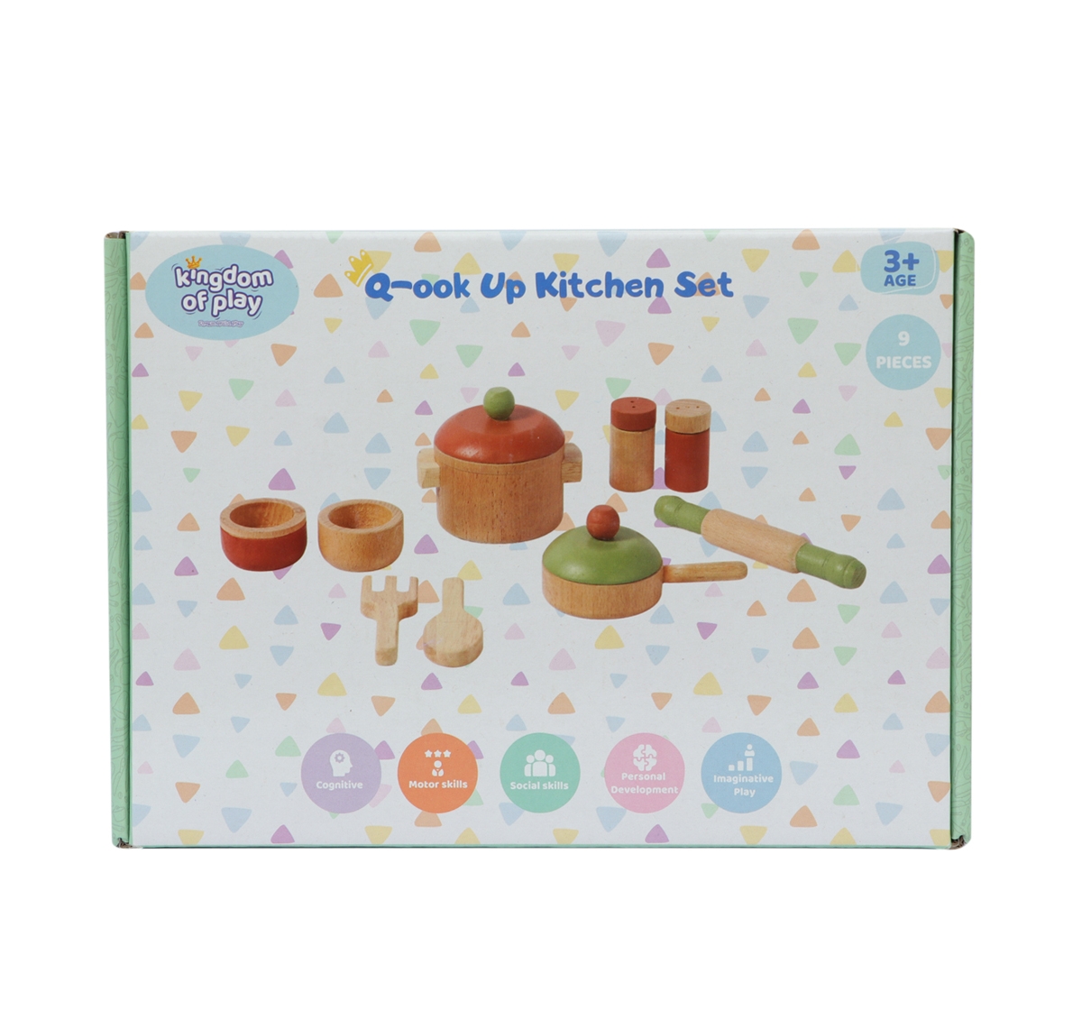Kingdom Of Play | Kingdom of Play Kitchen Set 9 Piece Multicolour 3Y+