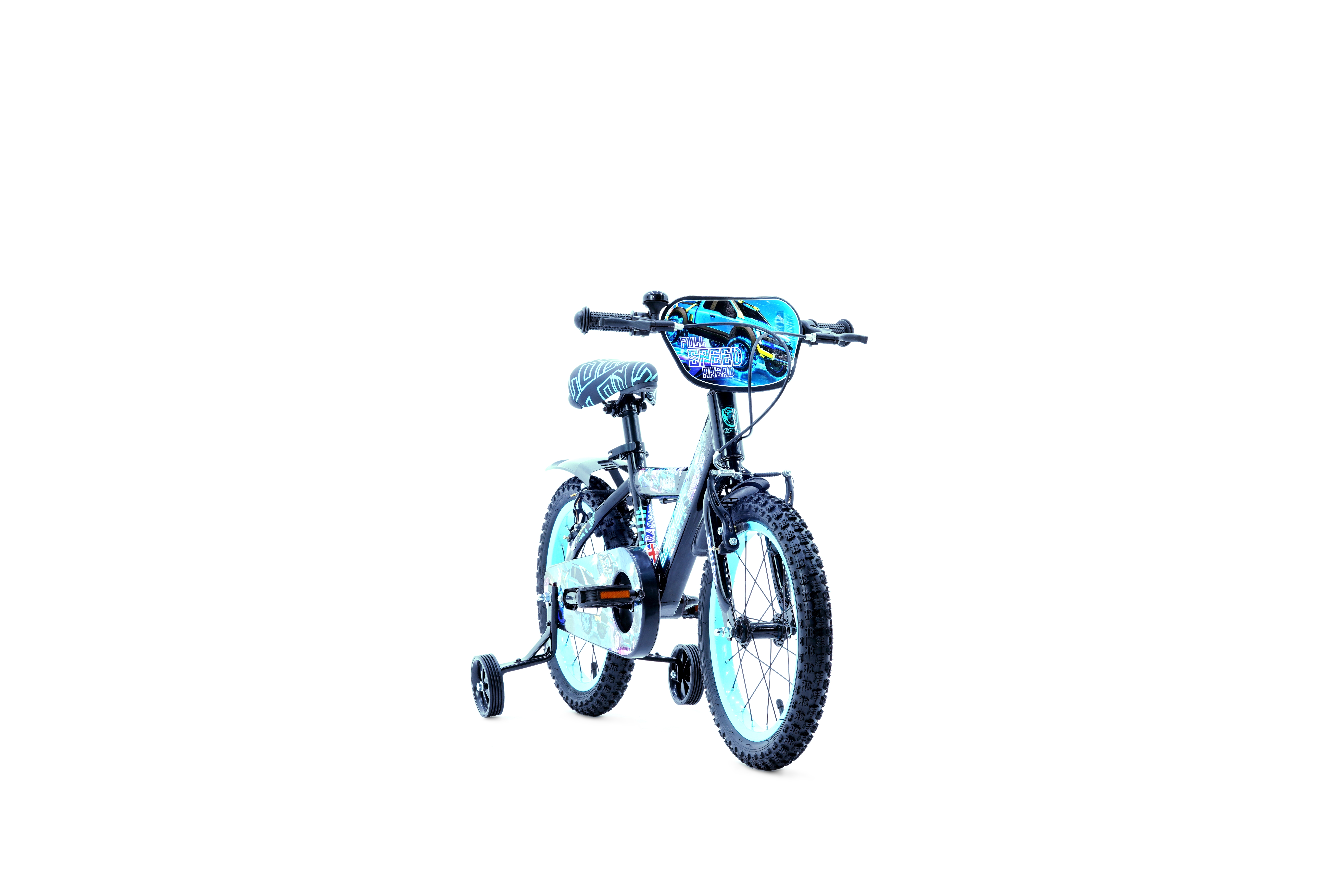 Ralleyz | Ralleyz squadron lock-on bicycle blue & black 16"