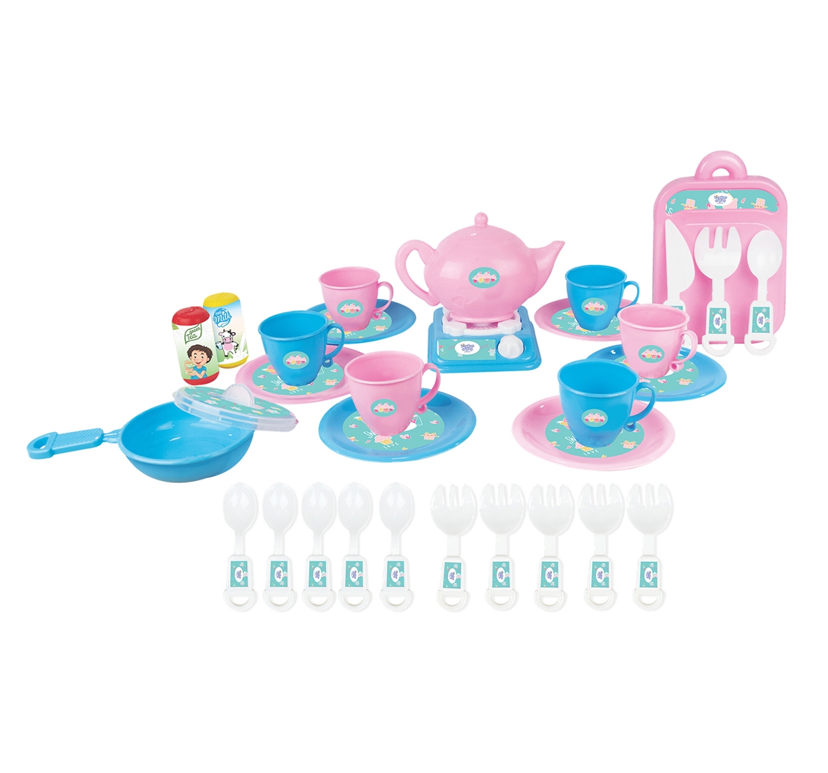 Kingdom Of Play | Kingdom Of Play Tea Party role play kitchen set for kids Multicolor 24M+