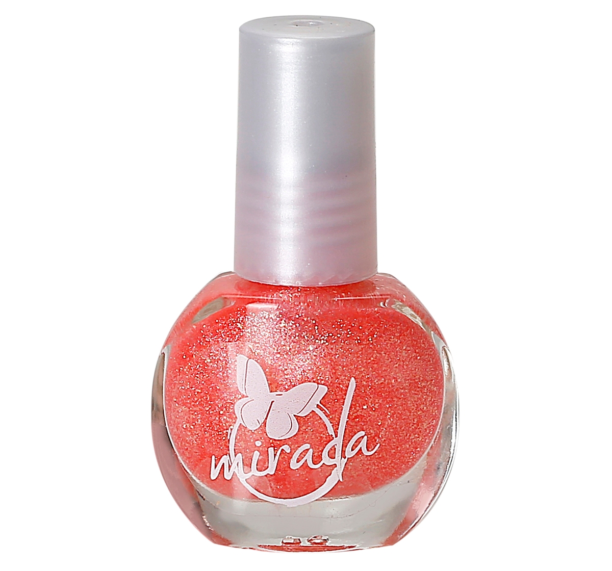 Mirada | Mirada 3.8Ml Nail Polish Glitter for kids 3Y+, Orange