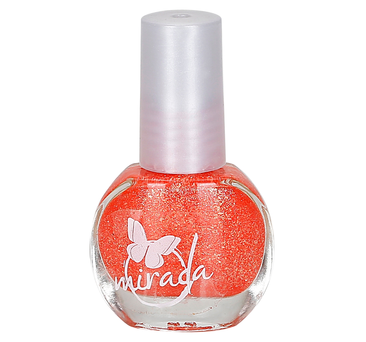 Mirada 3.8Ml Nail Polish Glitterd for kids 3Y+, Multicolour