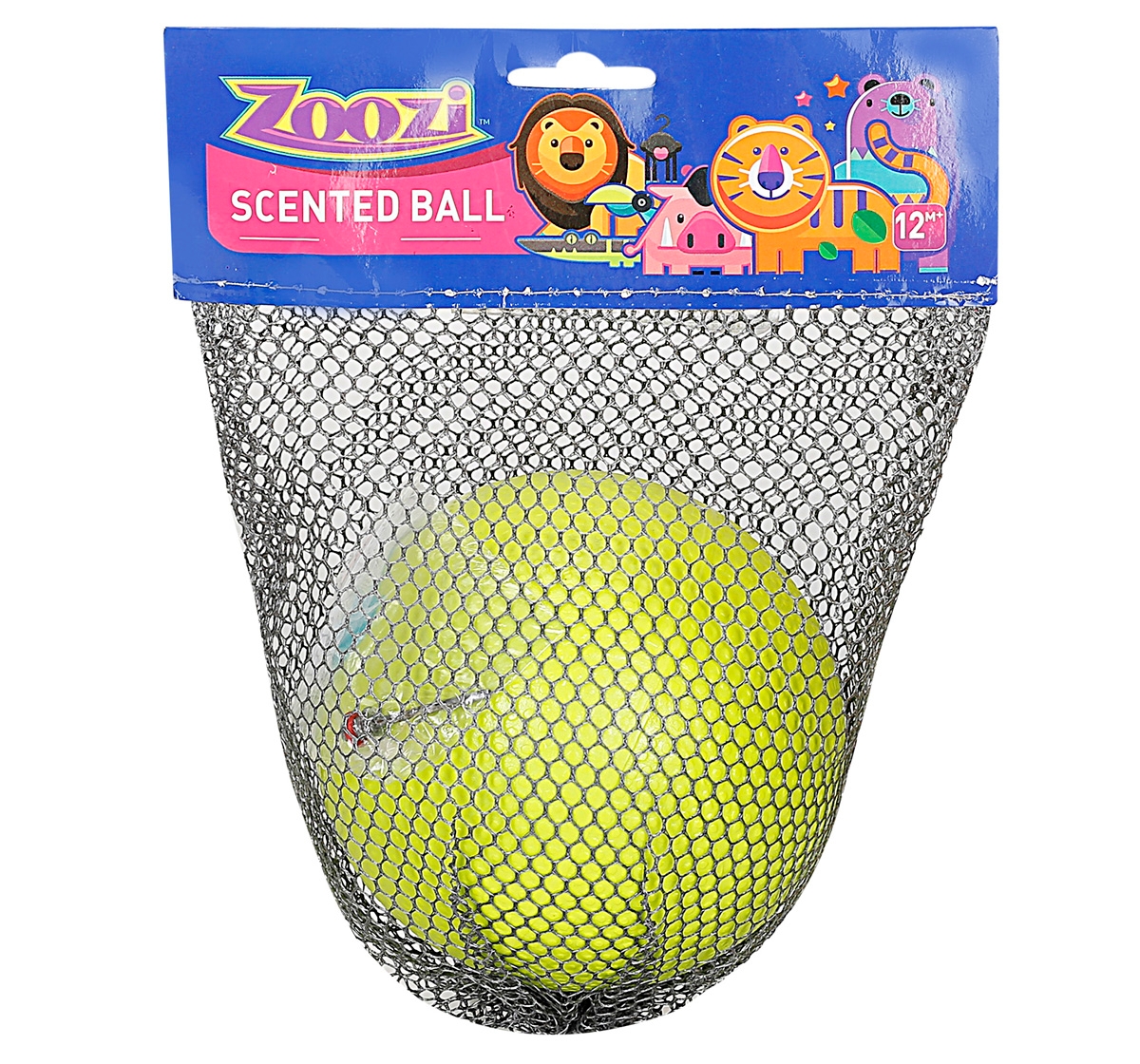 Zoozi 5.5Inch Scented Ball Sloth for kids 3Y+, Multicolour