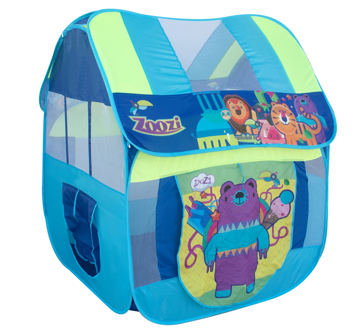 Zoozi Foldable Playhouse Tent for kids Multicolor 24M+