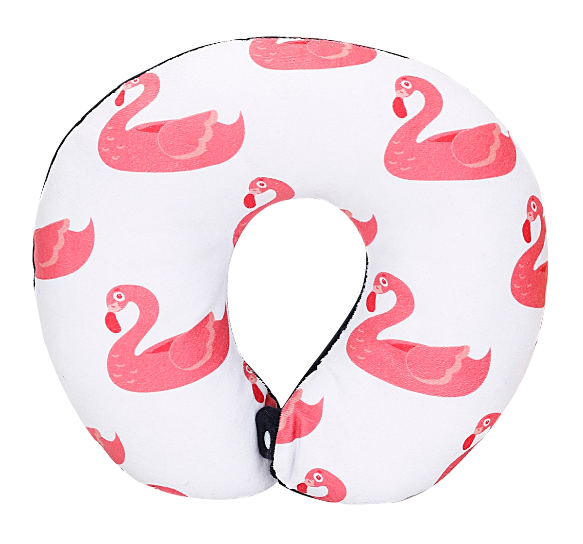 Luvley | Luvley Flamingo Printed Neck Pillow for kids 3Y+, Multicolour