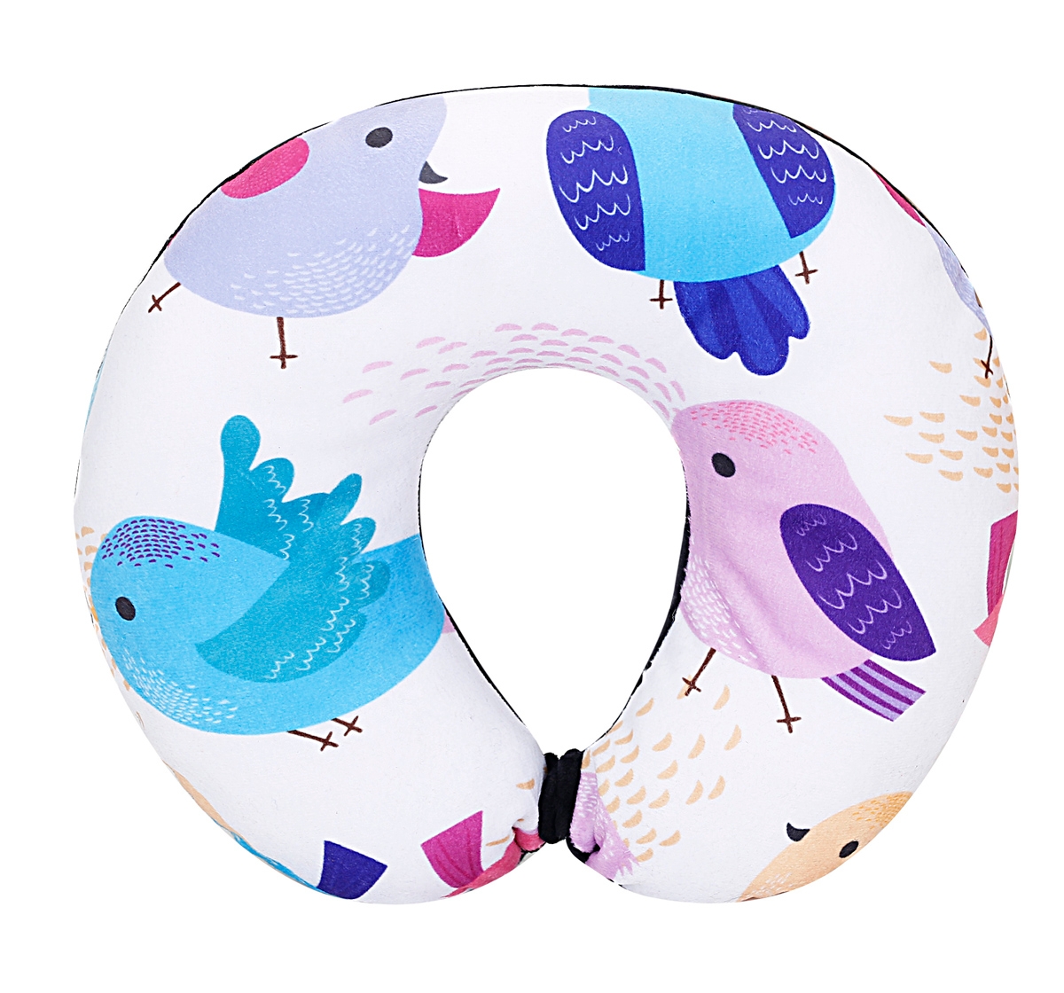 Luvley | Luvley Cute Birds Printed Neck Pillow for kids 3Y+, Multicolour