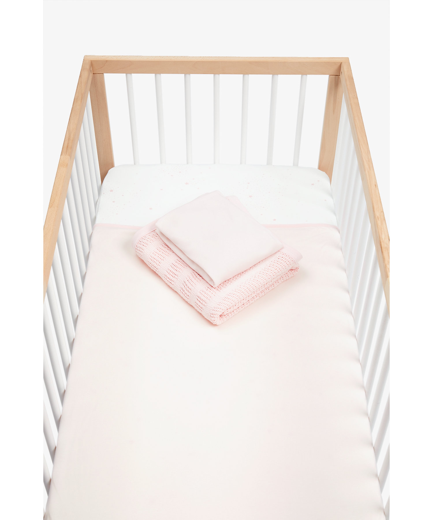 Mothercare | Mothercare Essential Cotbed Starter Set Pink