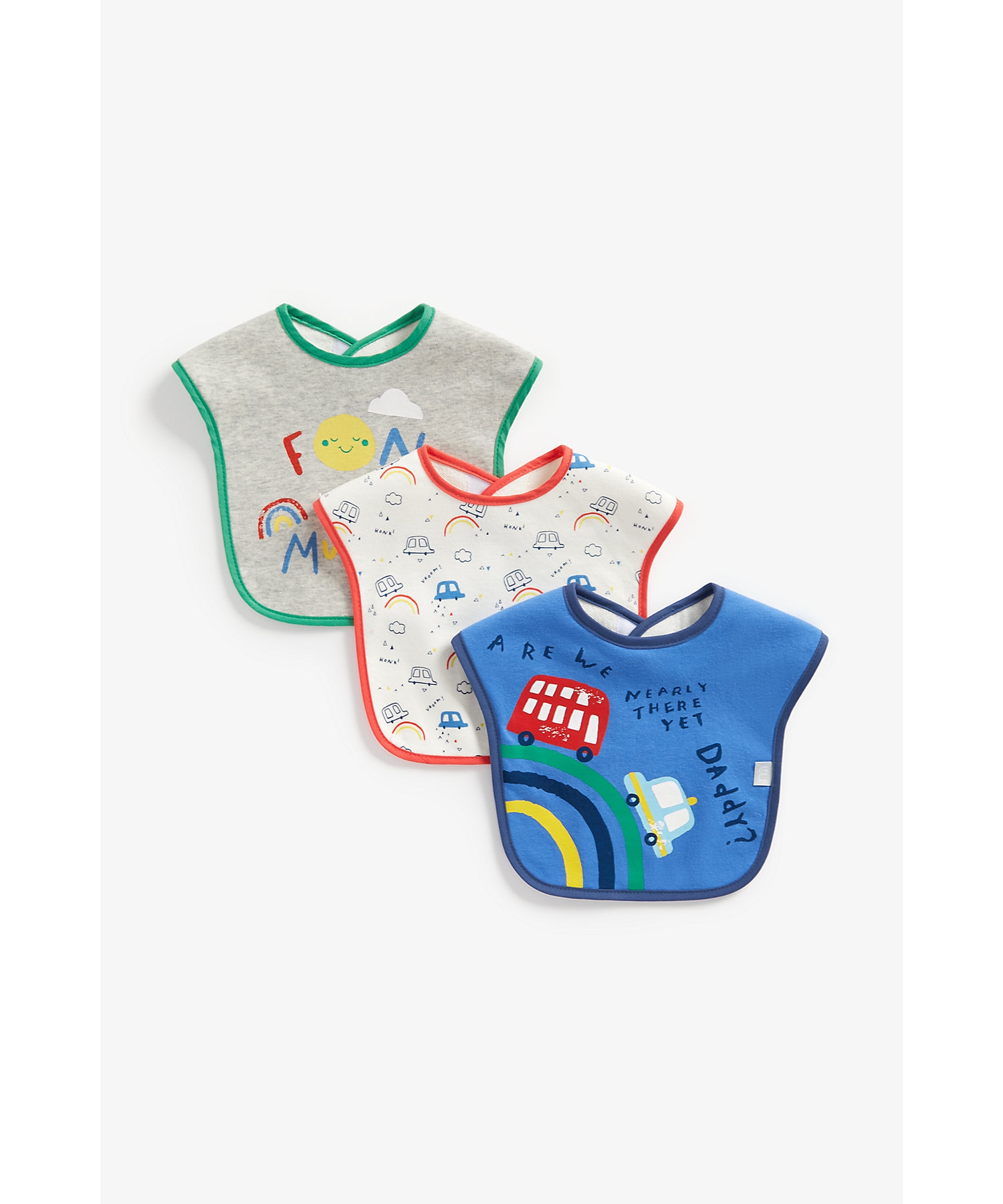 Mothercare animal kingdom muslins multicolor pack of 3
