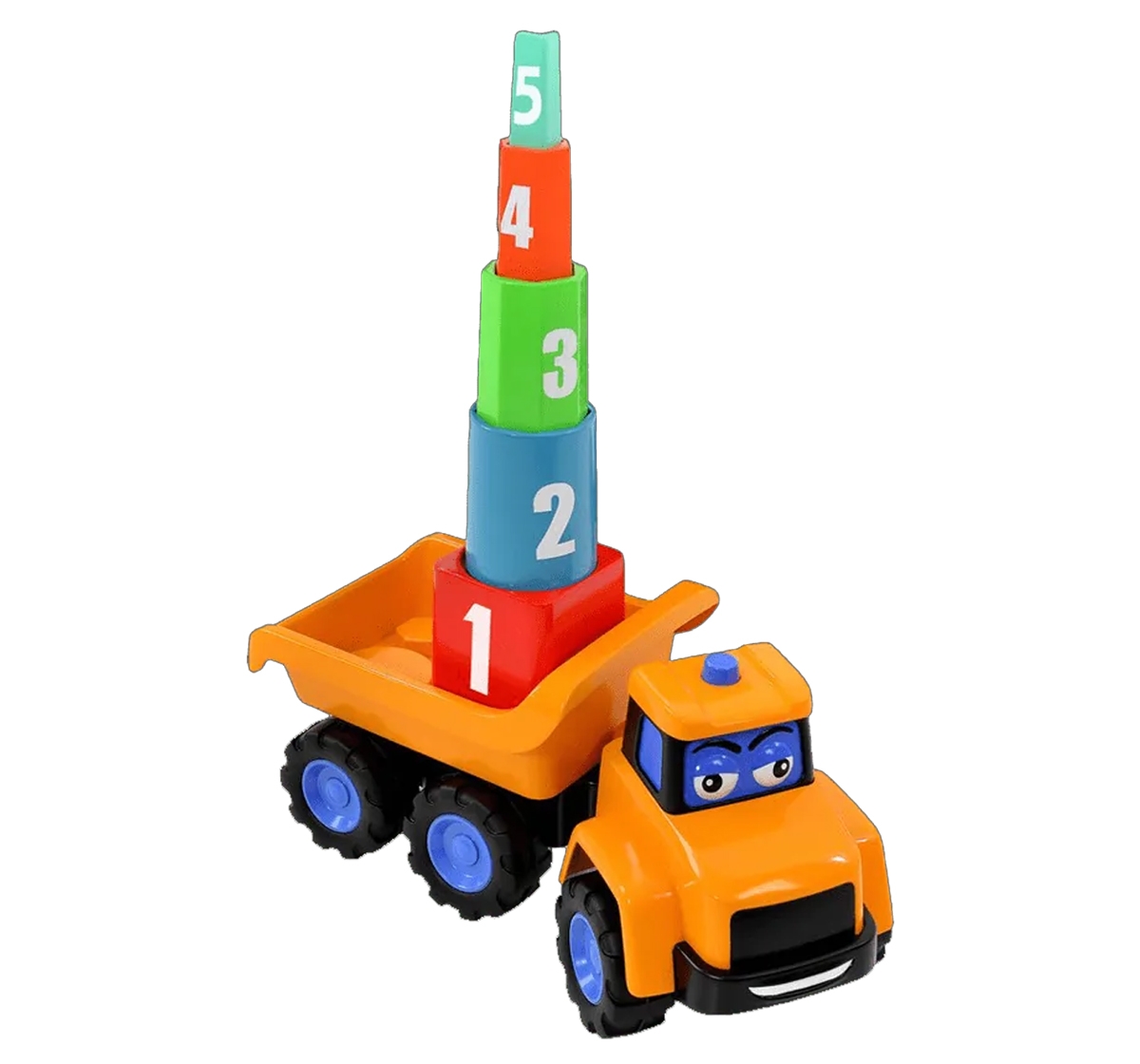 JCB My First stacking Stanley Mega Truck Construction Toys for kids 12M+, Multicolour