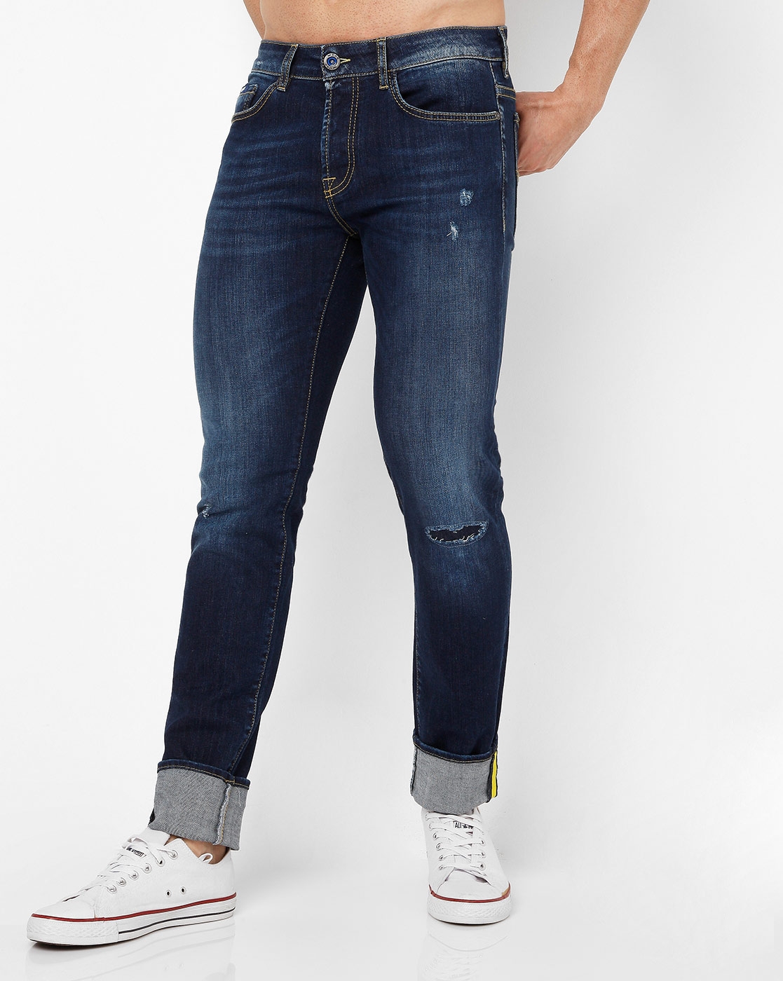 GAS | Men's Anders Slim Fit Blue Jeans