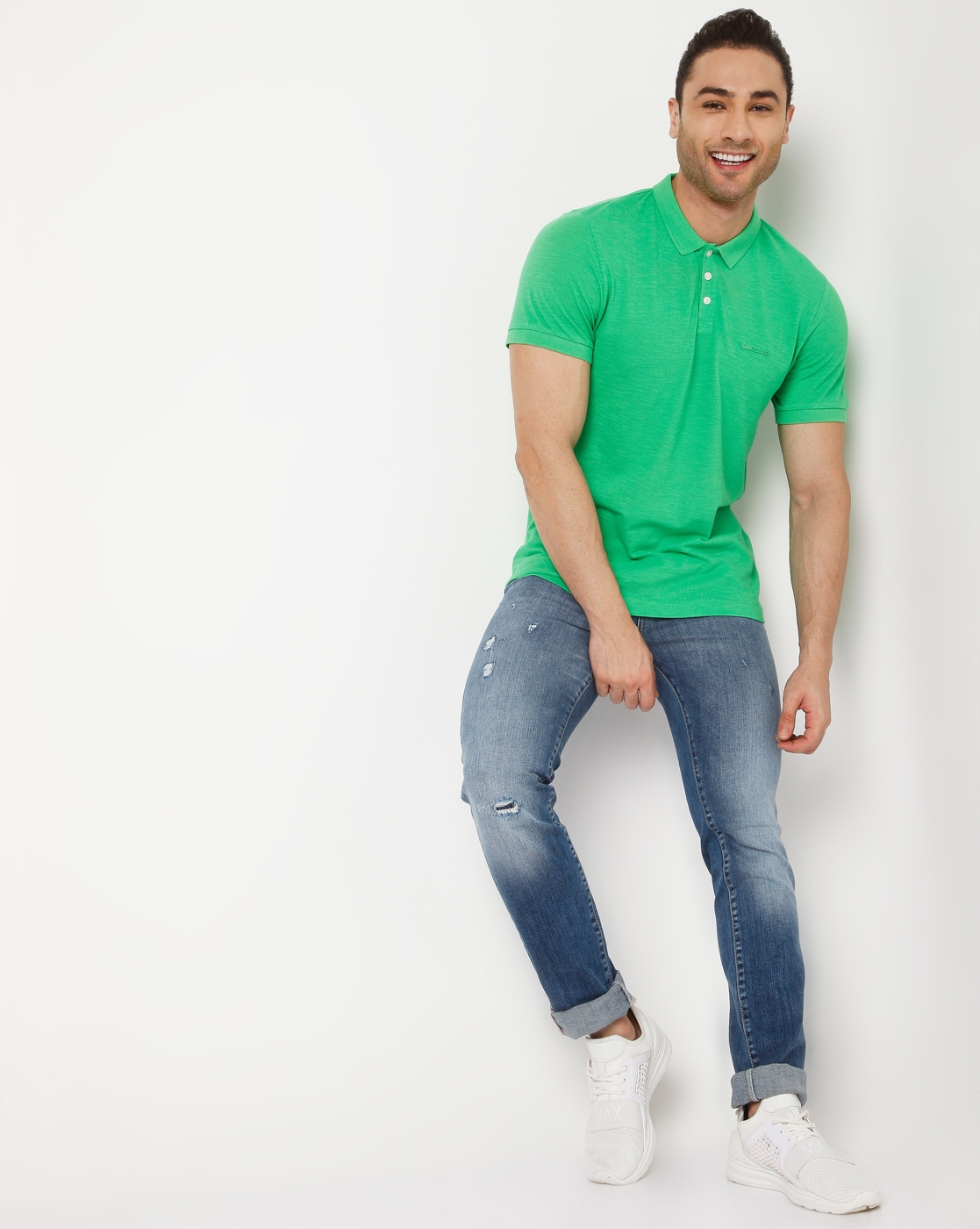 GAS | Men's Albert Simple Slim Fit Blue Jeans