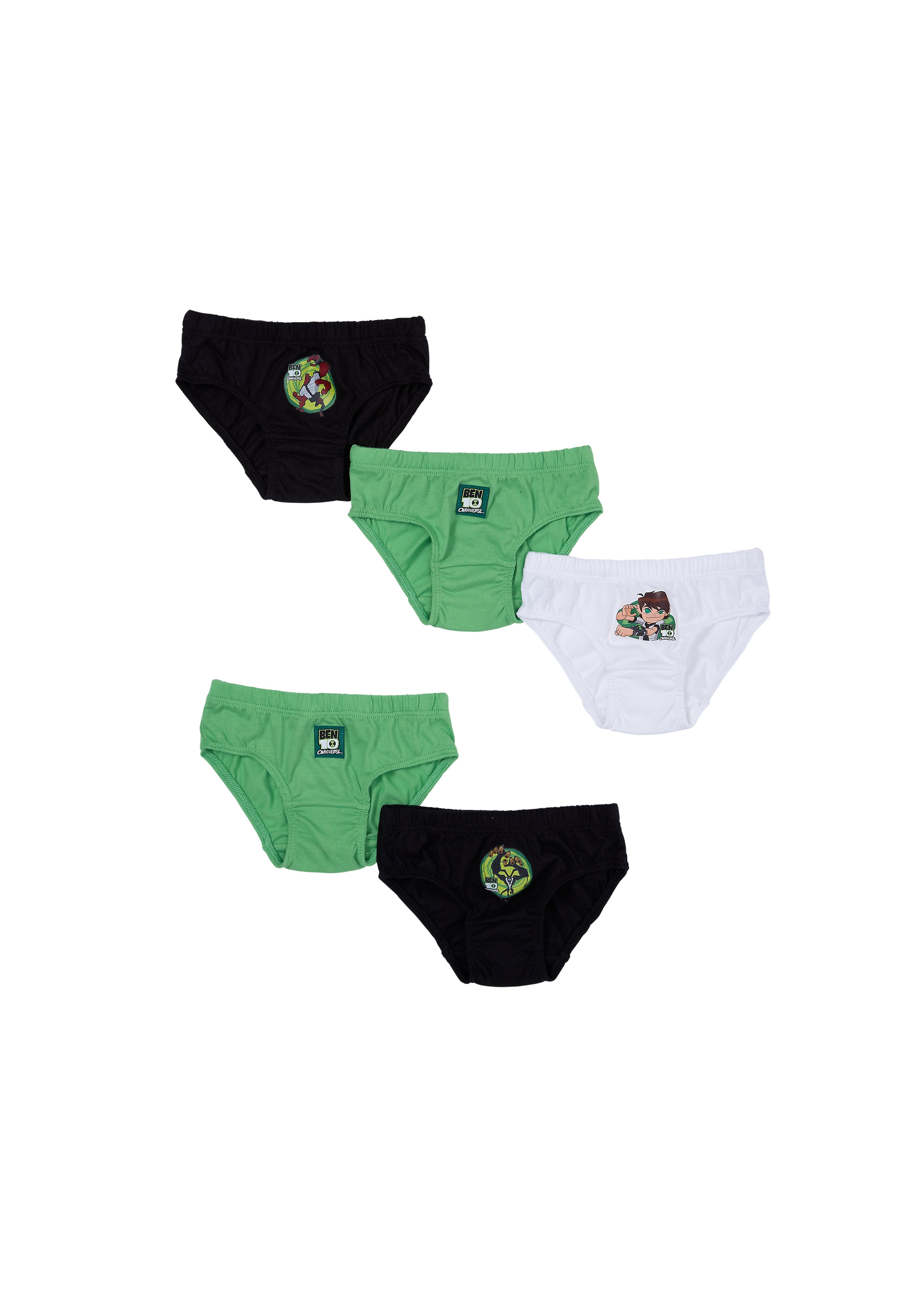 Mothercare | Multicolor Boys Ben 10 Briefs - Pack Of 5