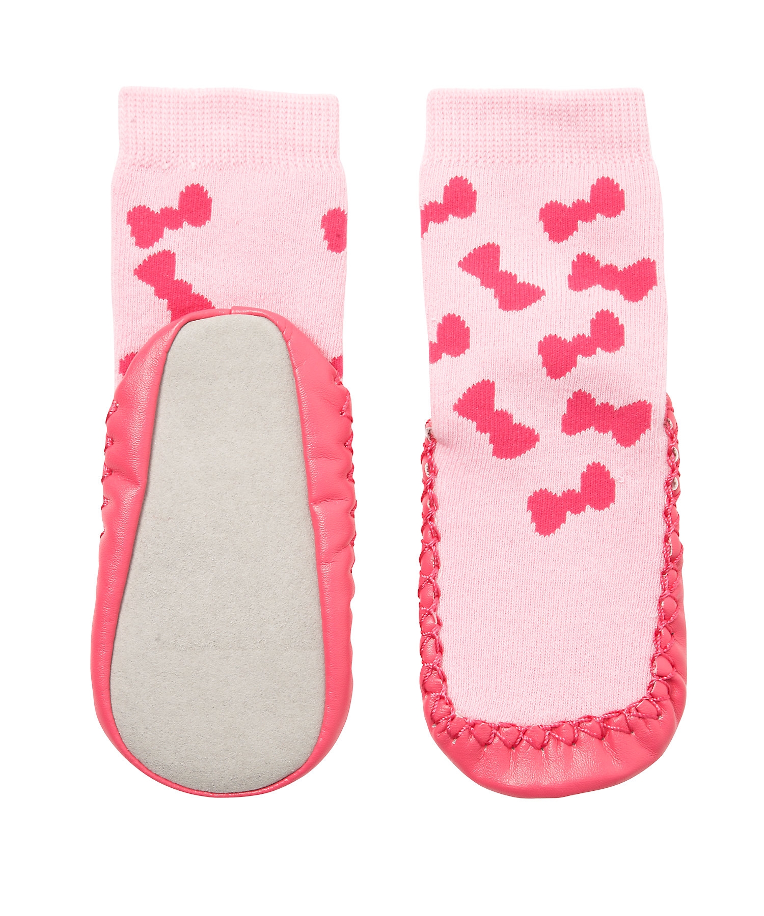 Mothercare | Girls Socks Bow Pattern - Pink