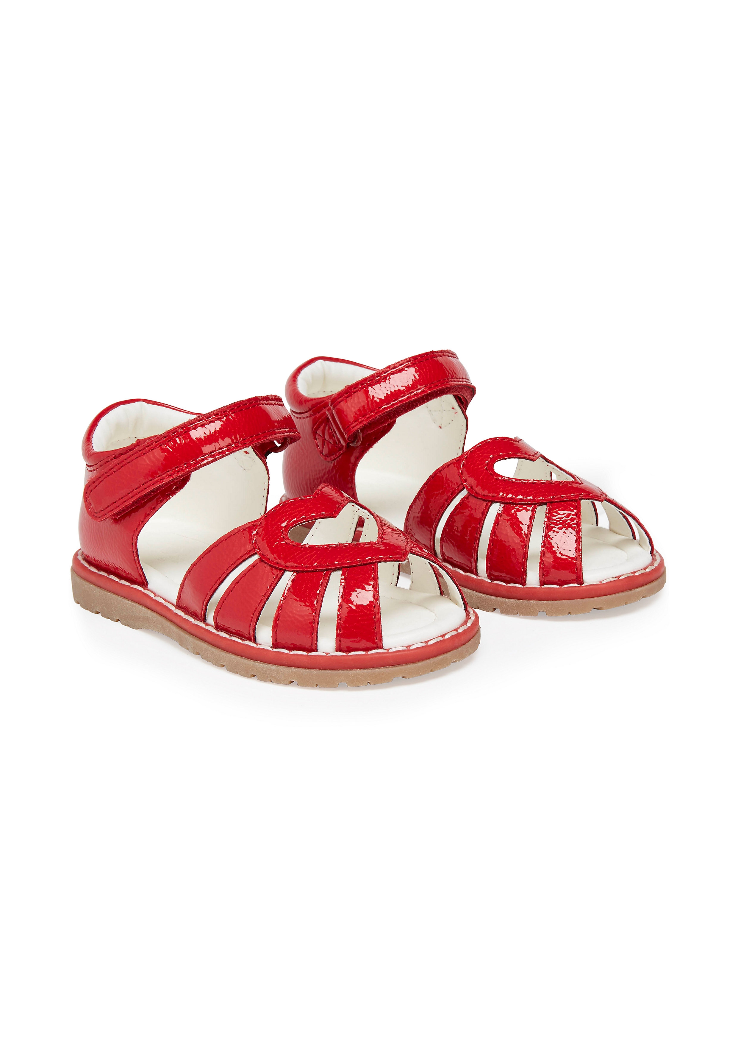 Mothercare | Girls Sandals Heart Design - Red