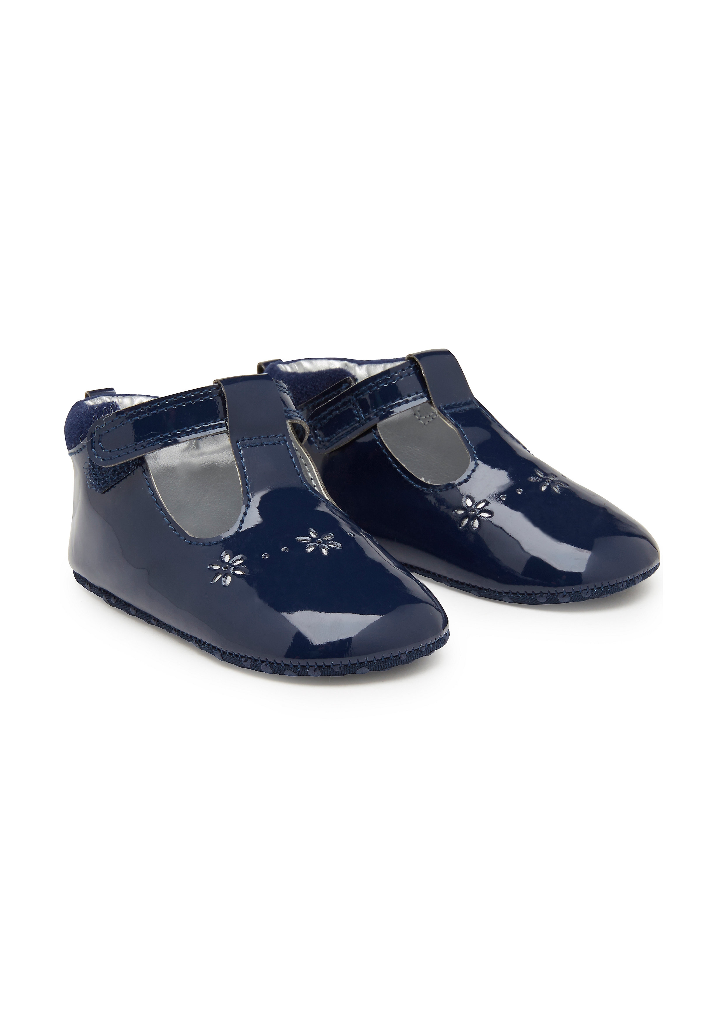 Mothercare | Girls Cut Out Shoes - Navy