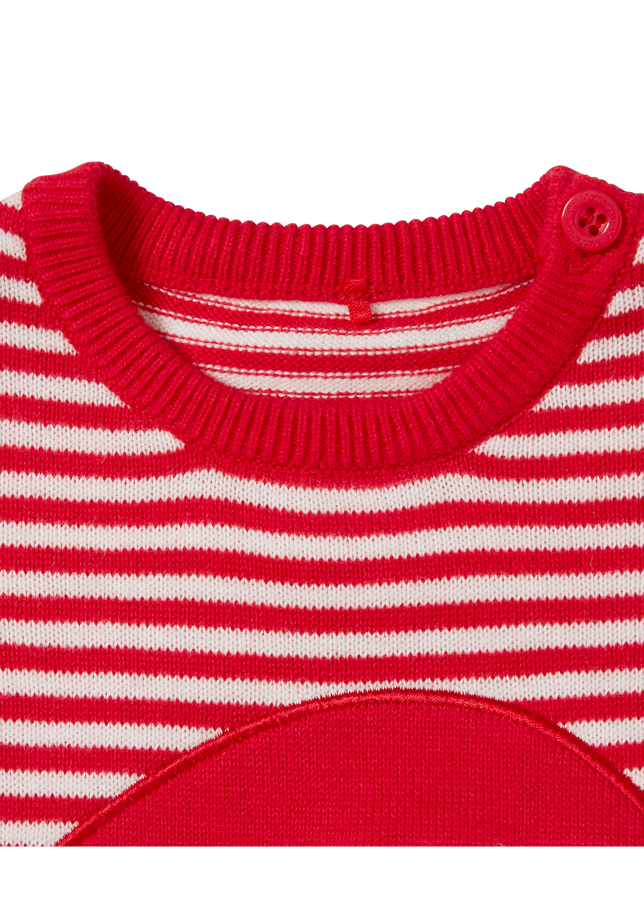 Mothercare | Unisex Full Sleeves Santa Romper - Red