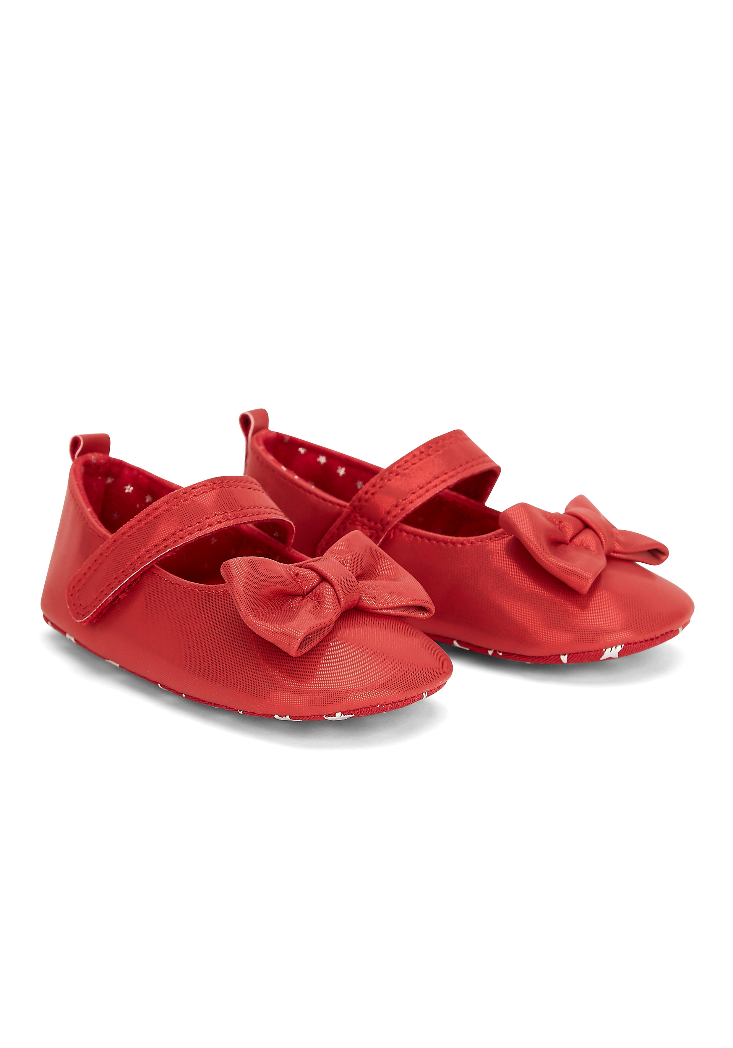 Mothercare | Girls Bow Party Shoes - Red