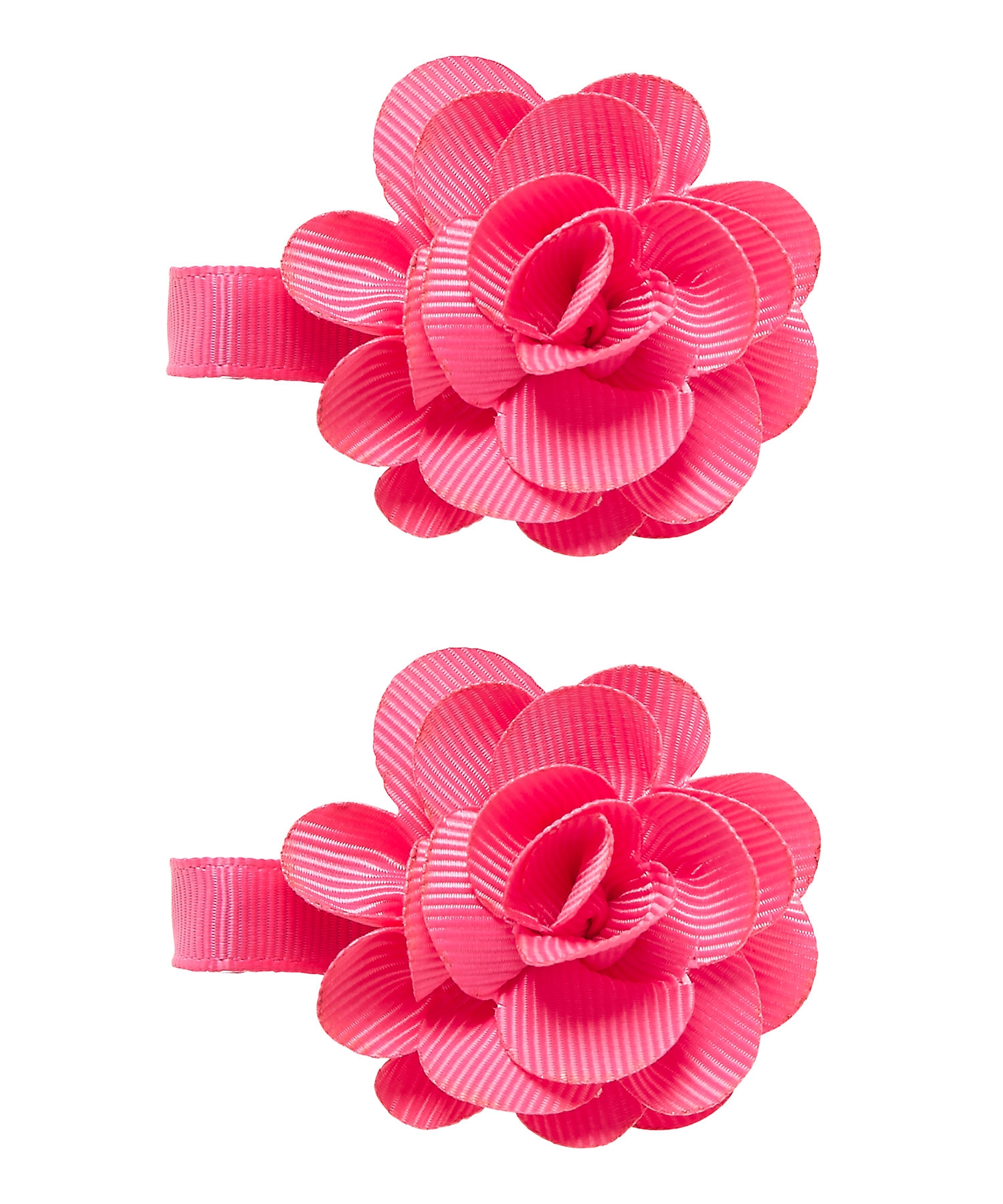 Mothercare | Girls Hair Clips Flower Detail - Pack Of 2 - Pink