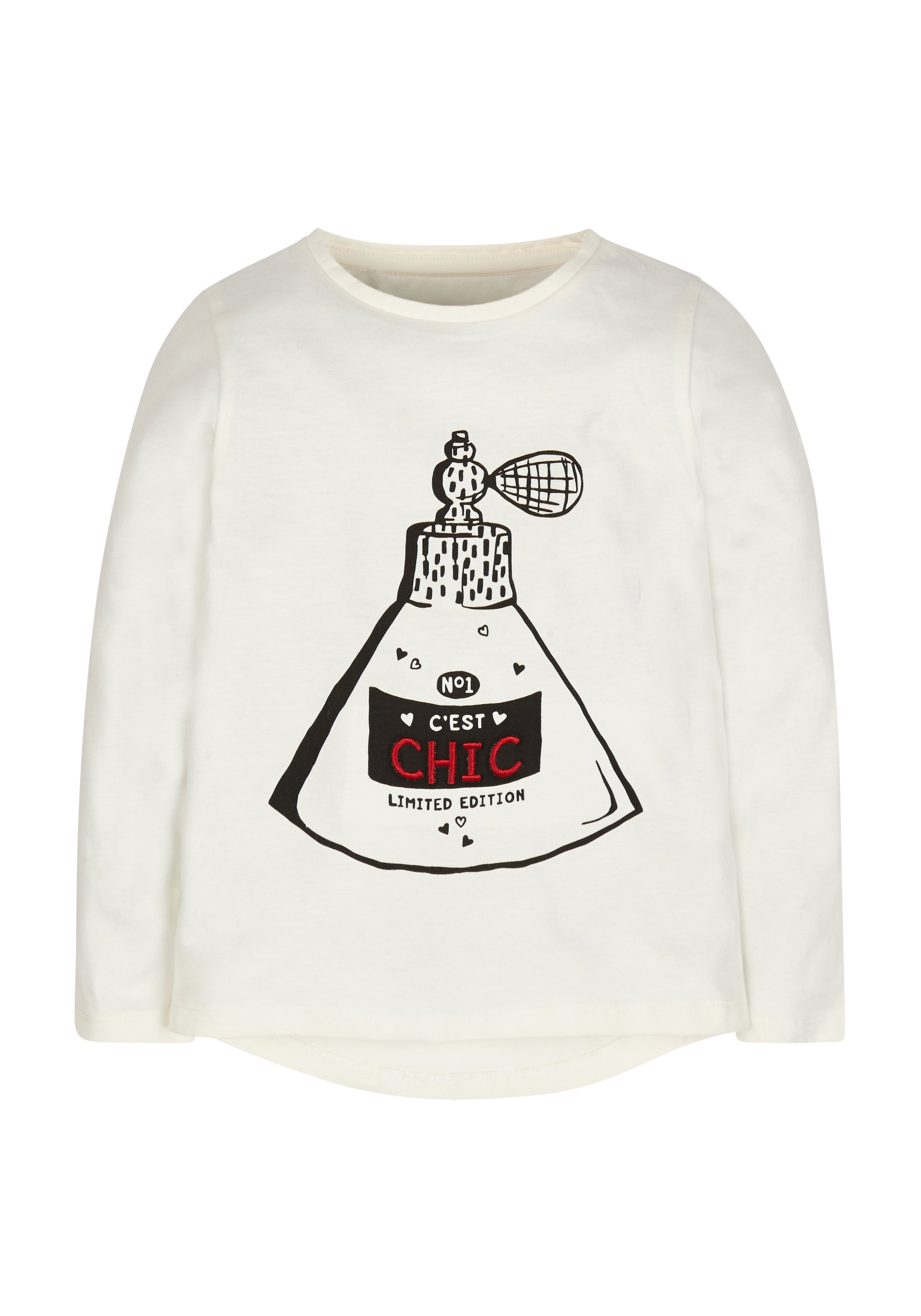 Mothercare | Girls Perfume T-Shirt - Cream