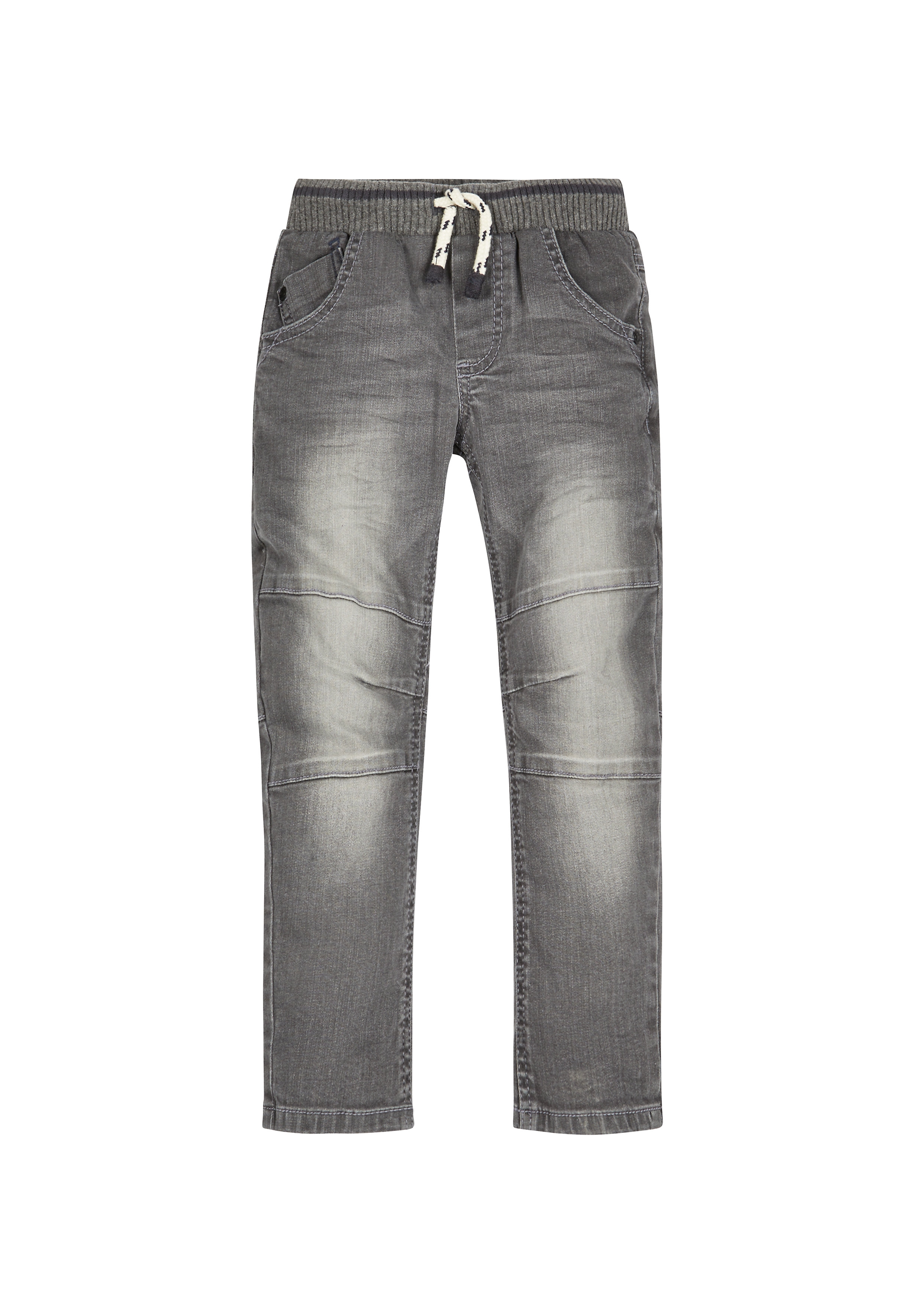 Mothercare | Boys  Ribbed Waist Panel Jeans - Grey