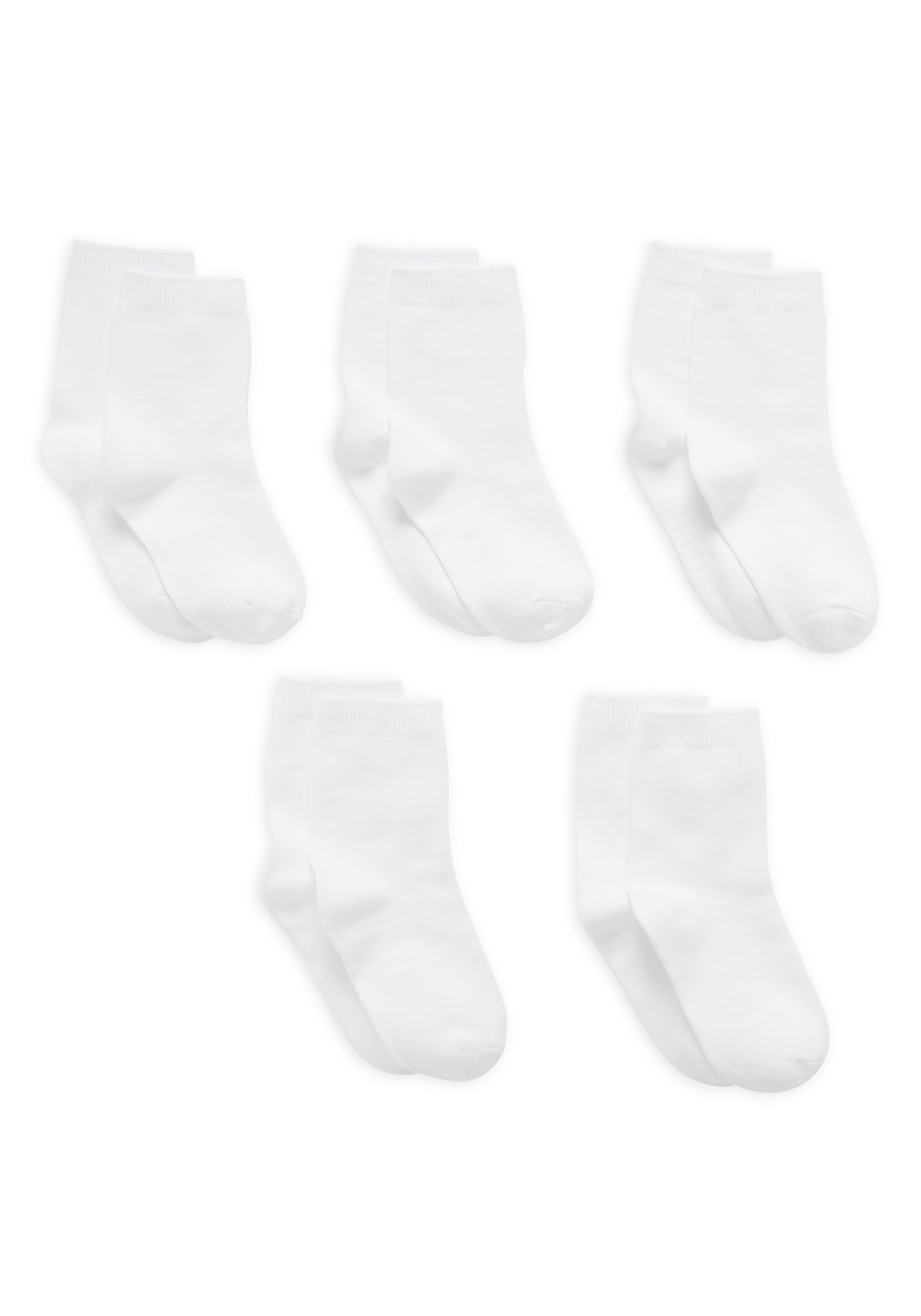 Mothercare | Unisex Socks - Pack Of 5 - White