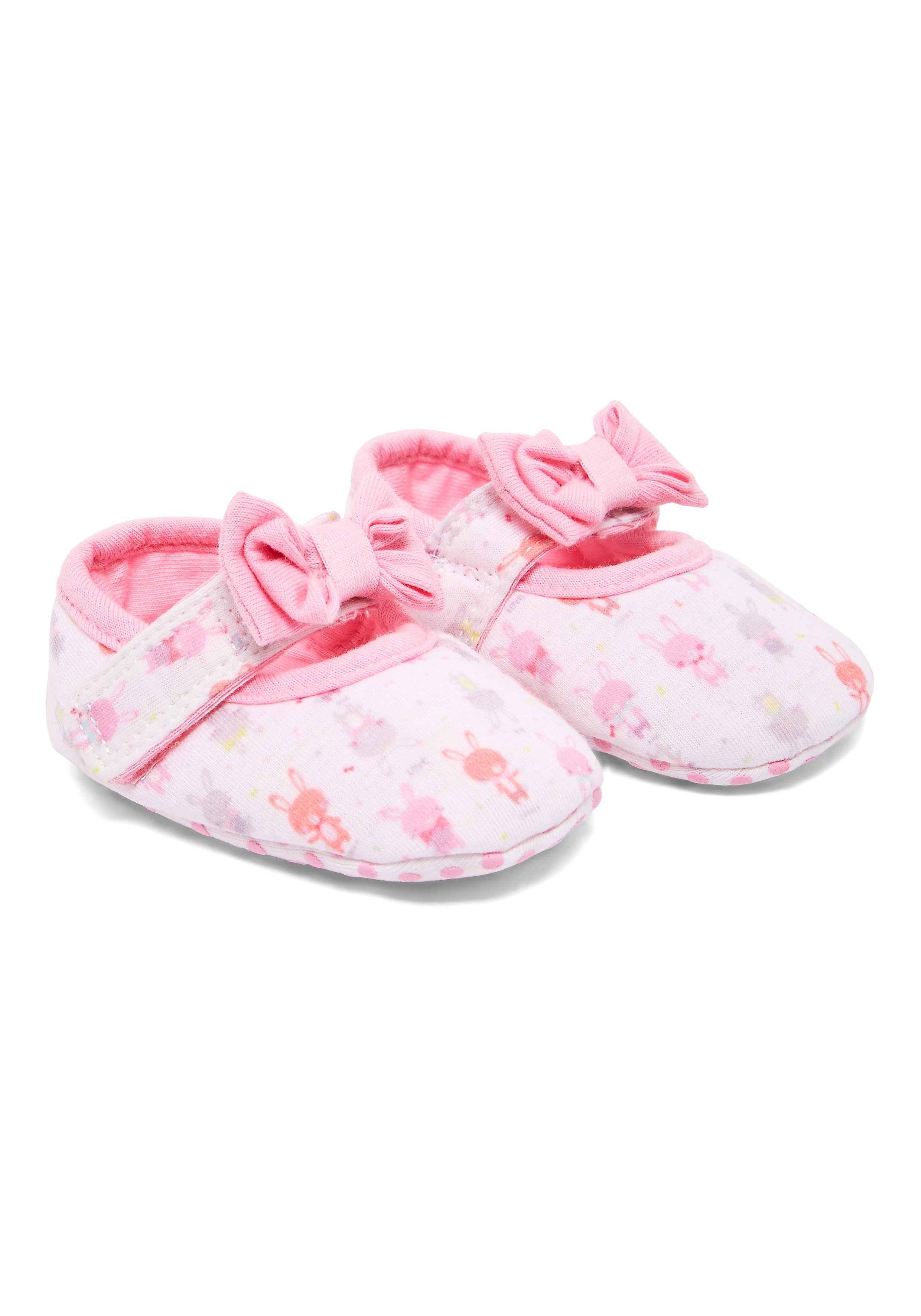 Mothercare | Girls Bunny Mary Jane Shoes - Pink