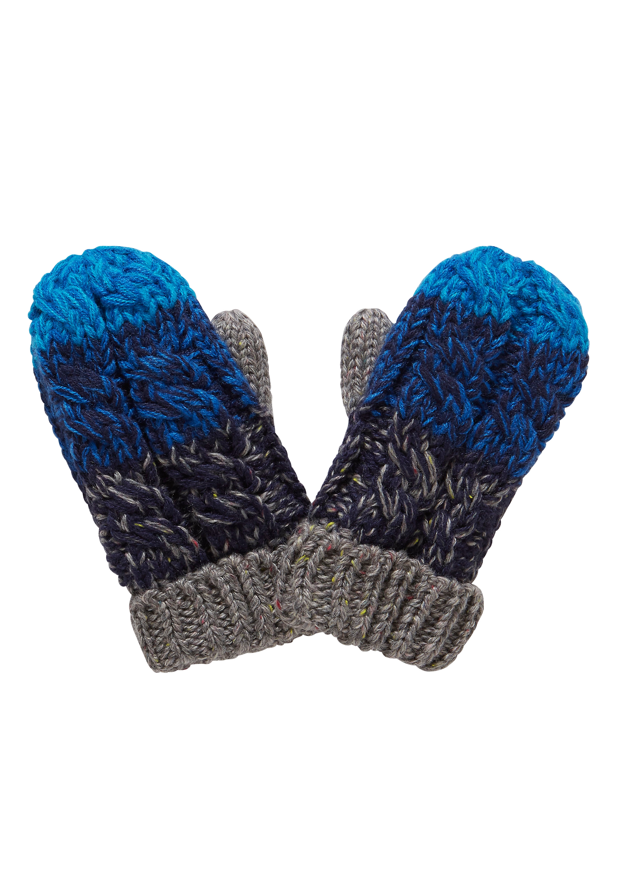 Mothercare | Boys Mittens Cable Knit - Navy