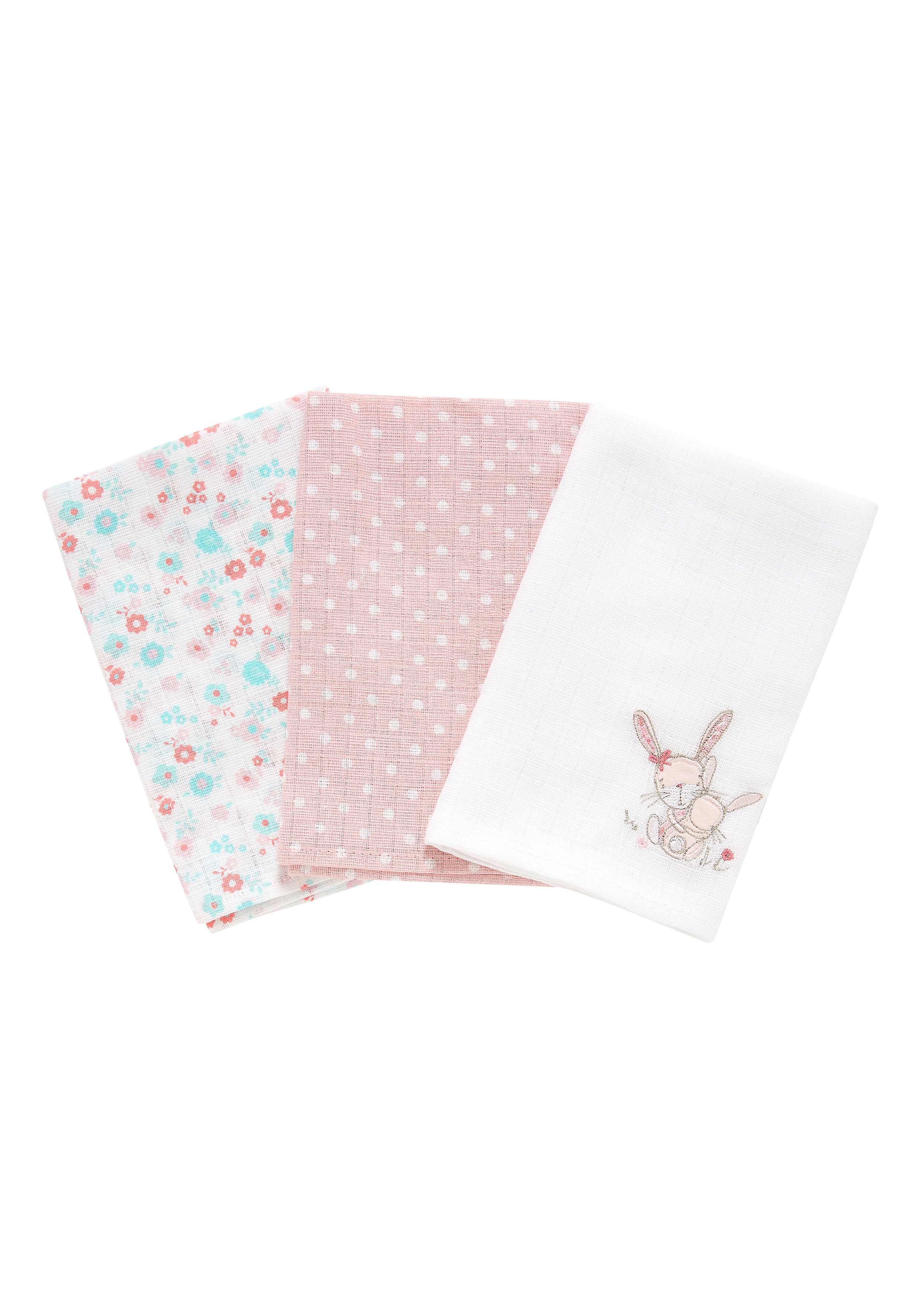 Mothercare | Mothercare Natural Explorer Muslins Pack of 3 Multi
