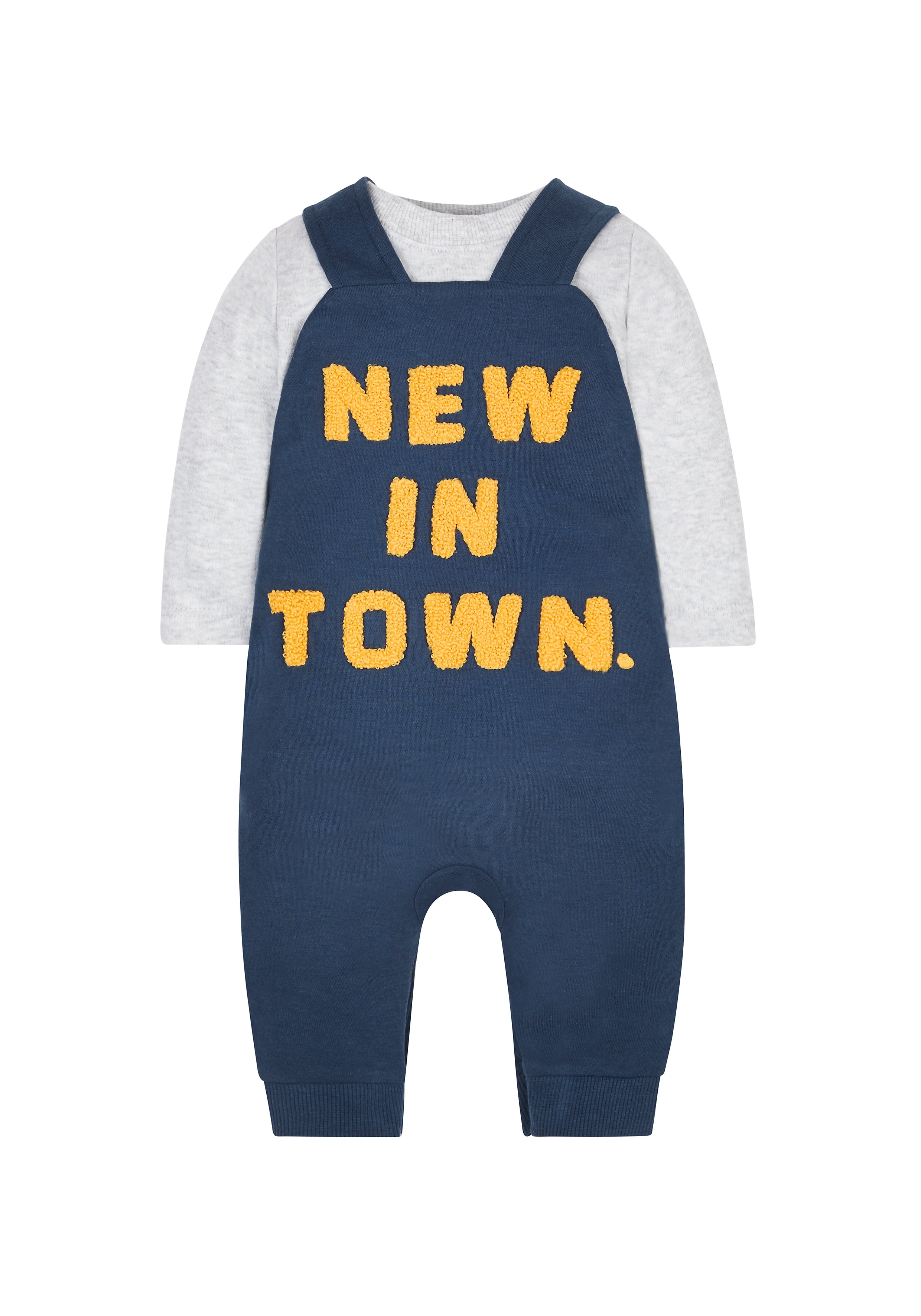 Mothercare | New In Town Bodysuit And Dungaree Set