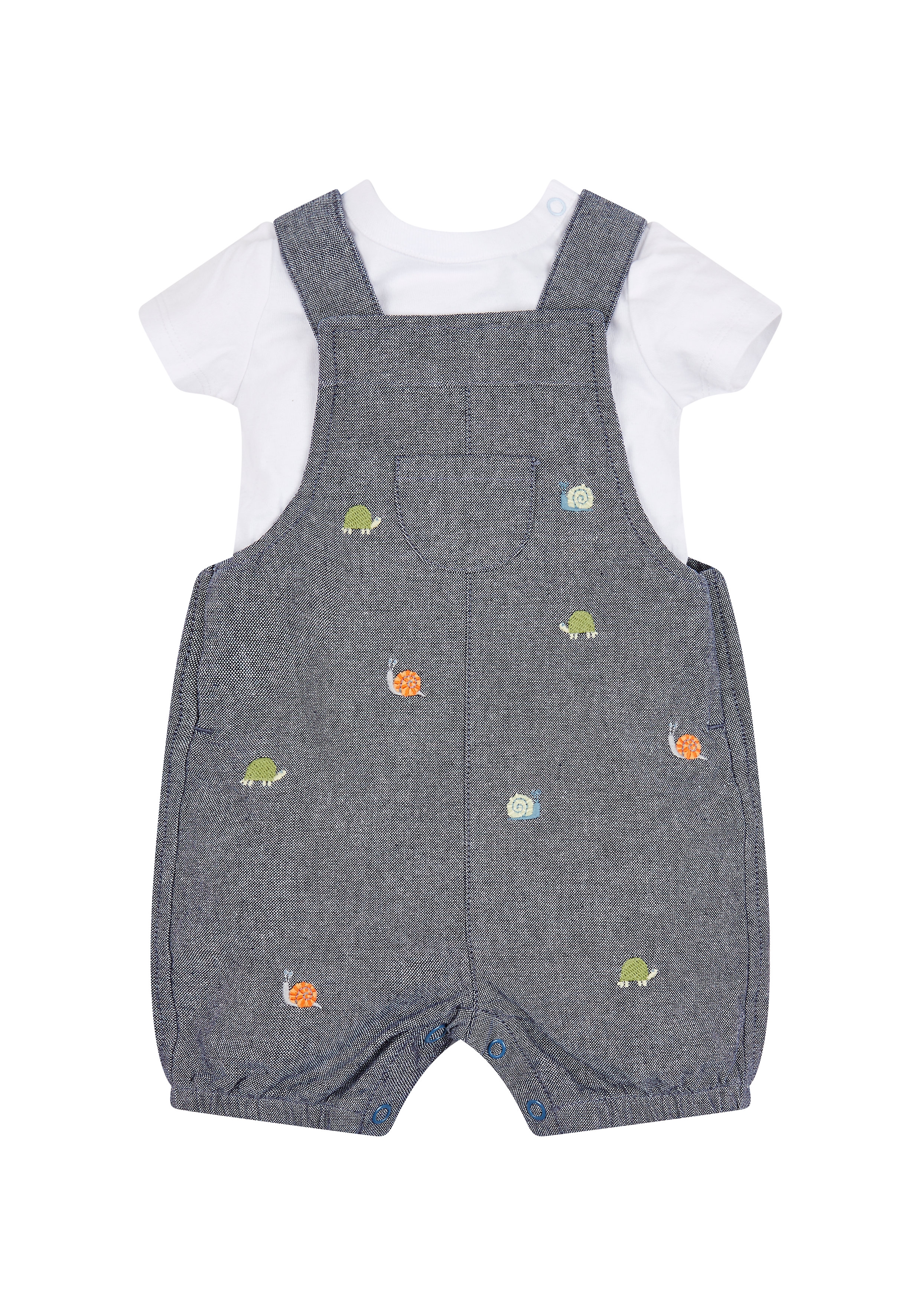 Mothercare | Blue Printed Romper