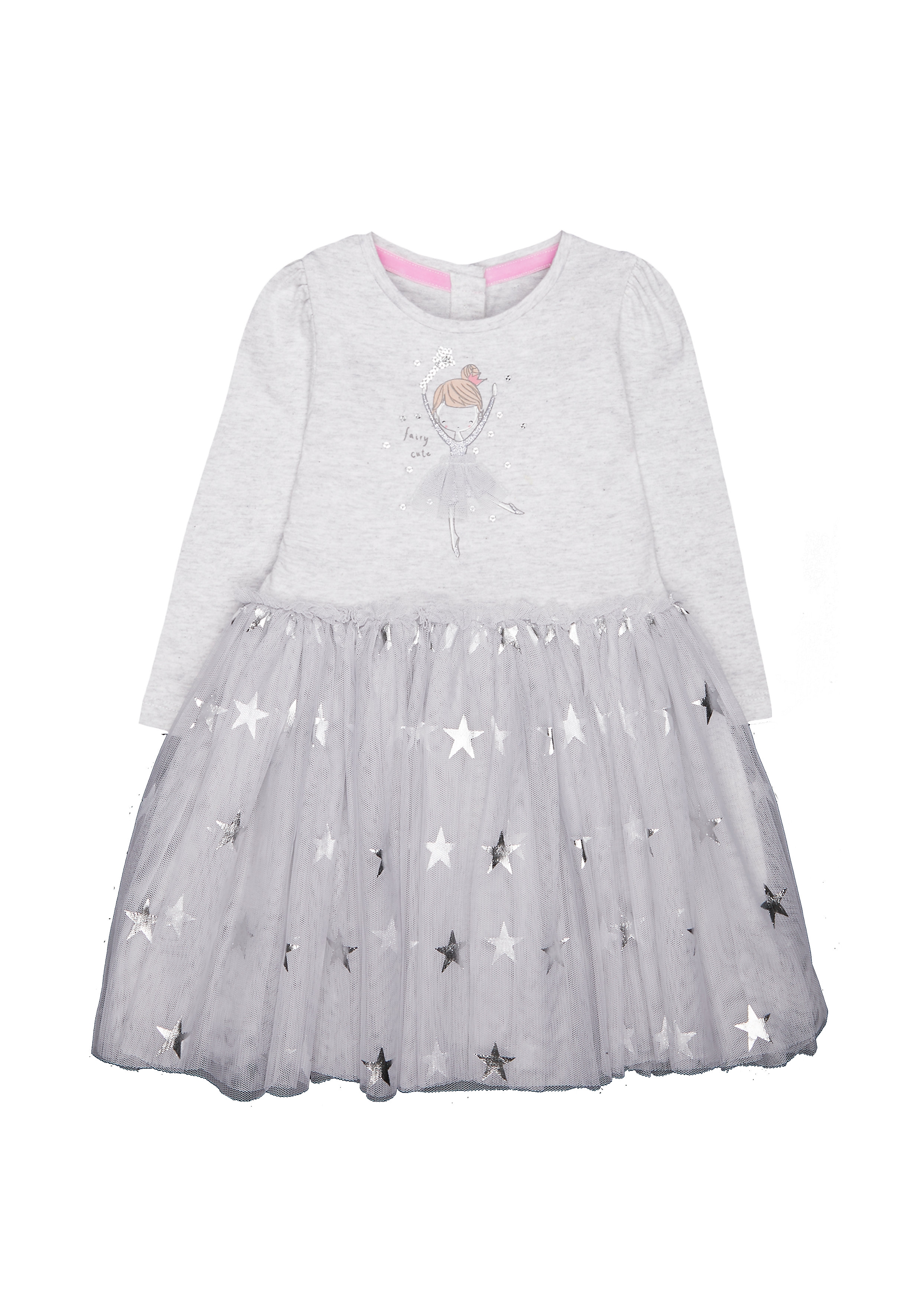 Mothercare | Grey Printed Dress - Pack of 2