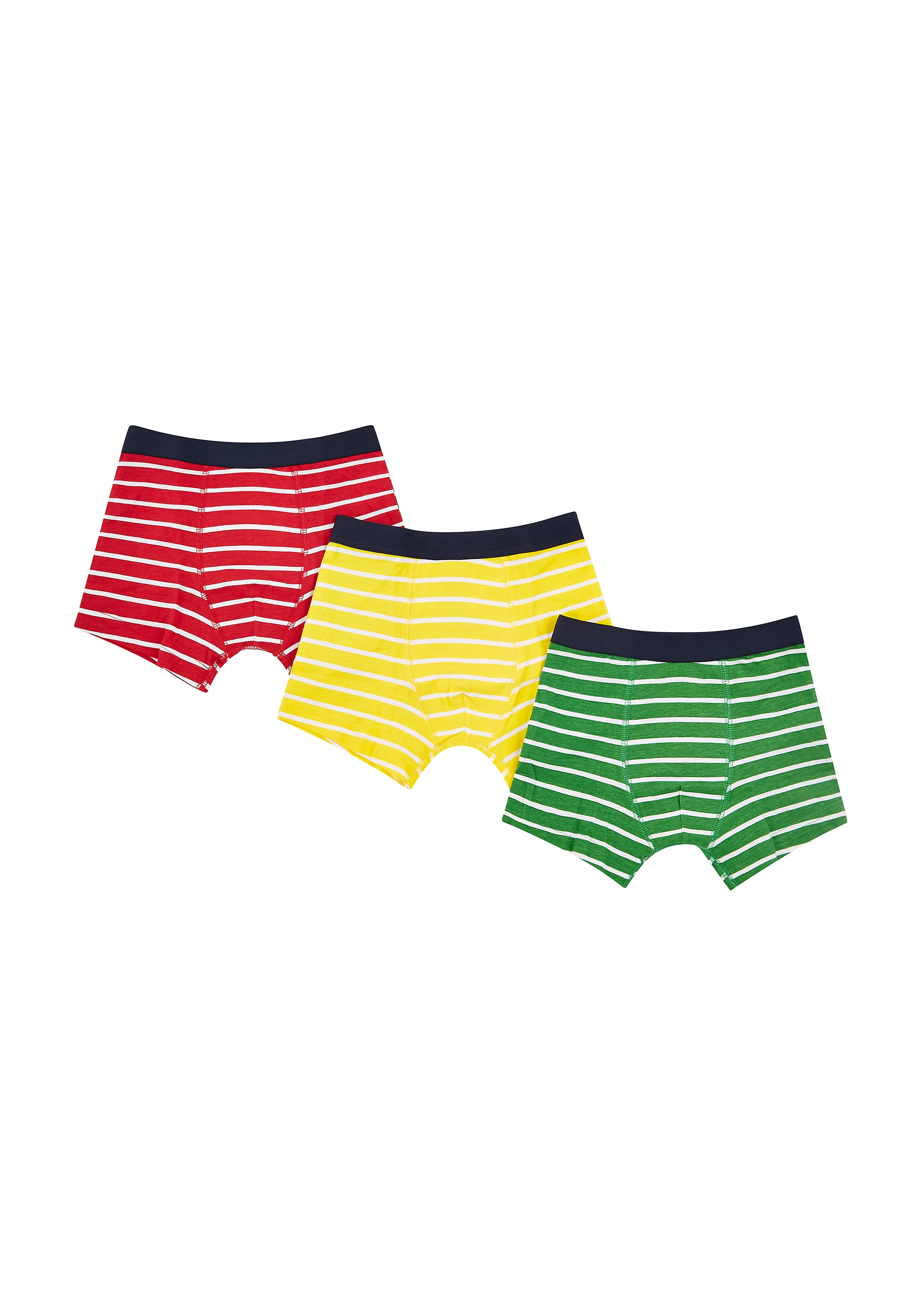 Mothercare | Boys Stripey Trunks - 3 Pack - Multicolor
