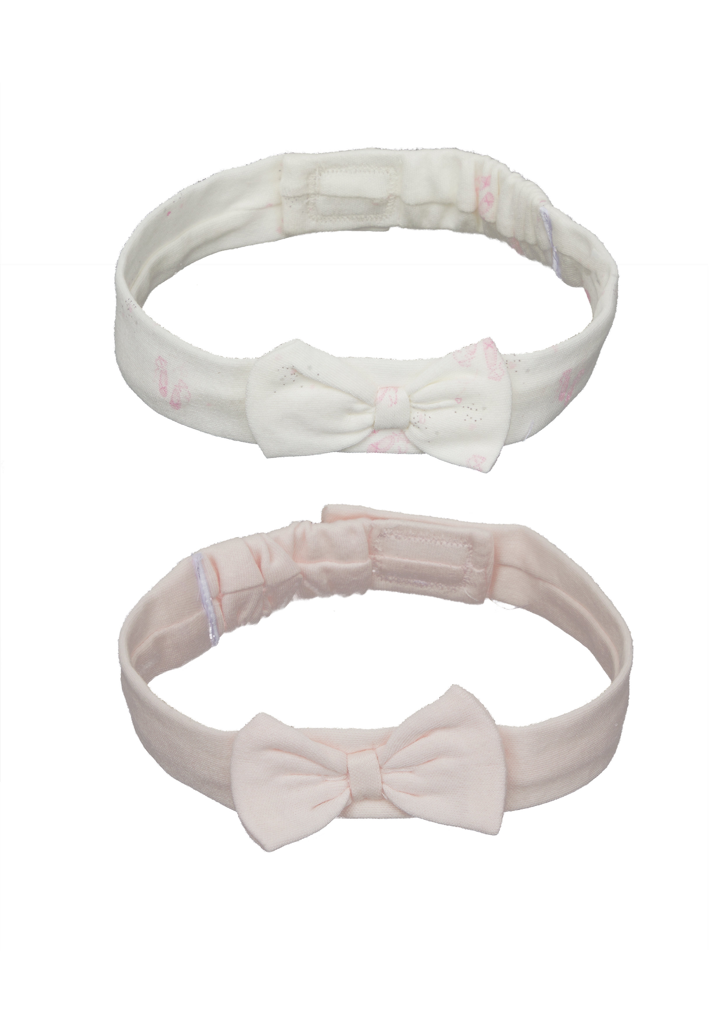 Mothercare | Girls Bow Headbands - 2 Pack - Pink