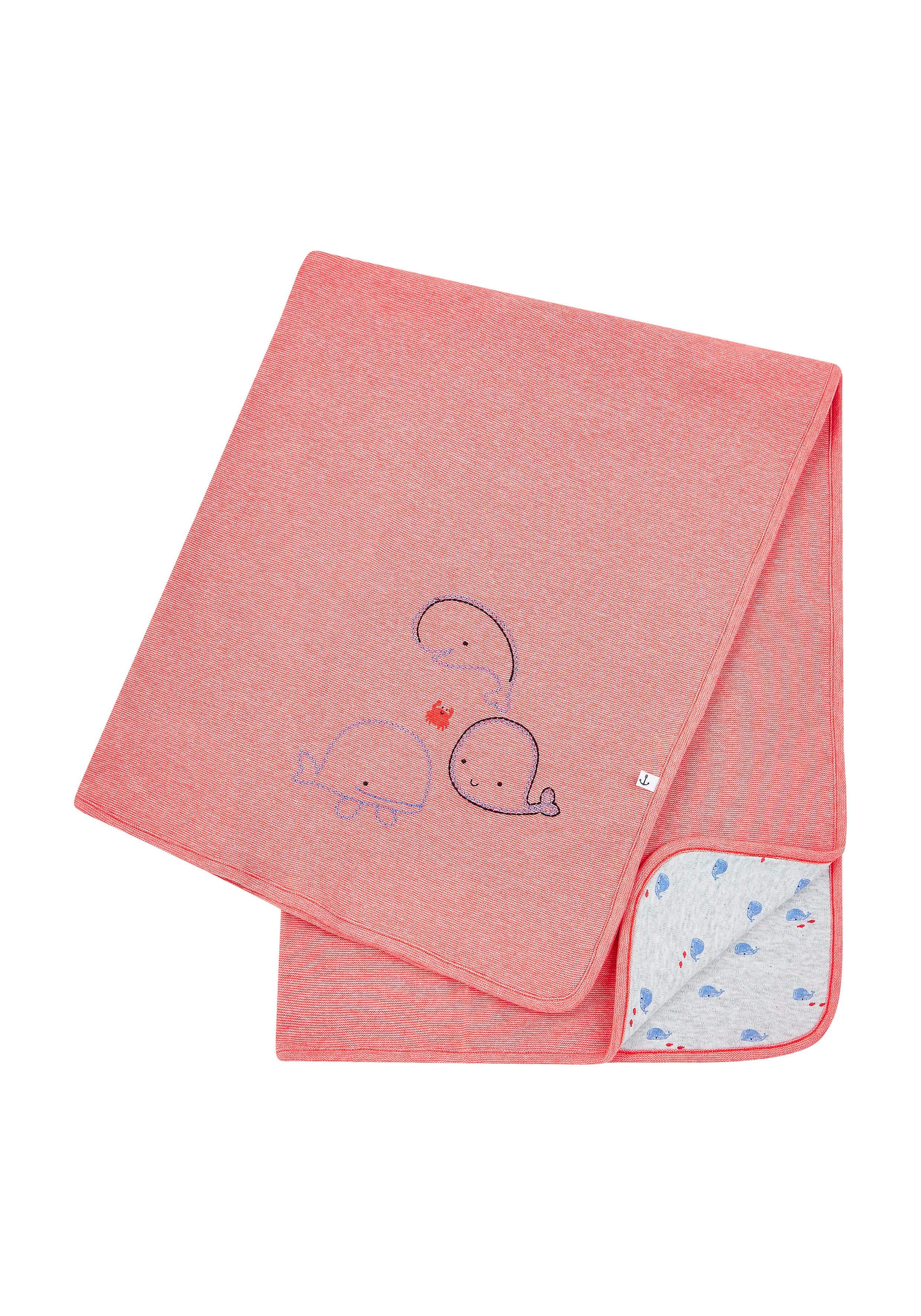 Mothercare | Boys Red Whale Shawl - Red