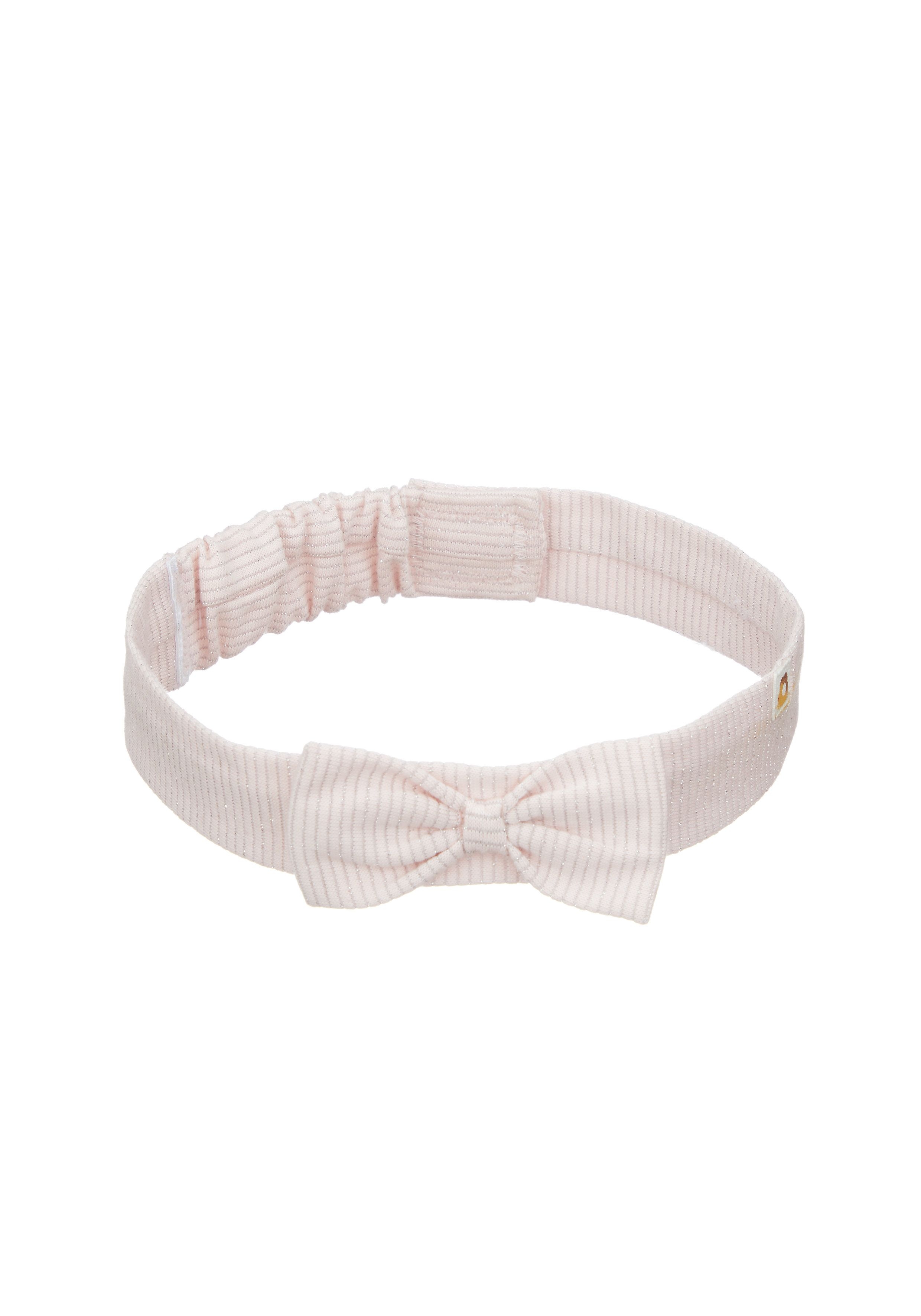 Mothercare | Girls Pink Bow Stripe Headband - Pink