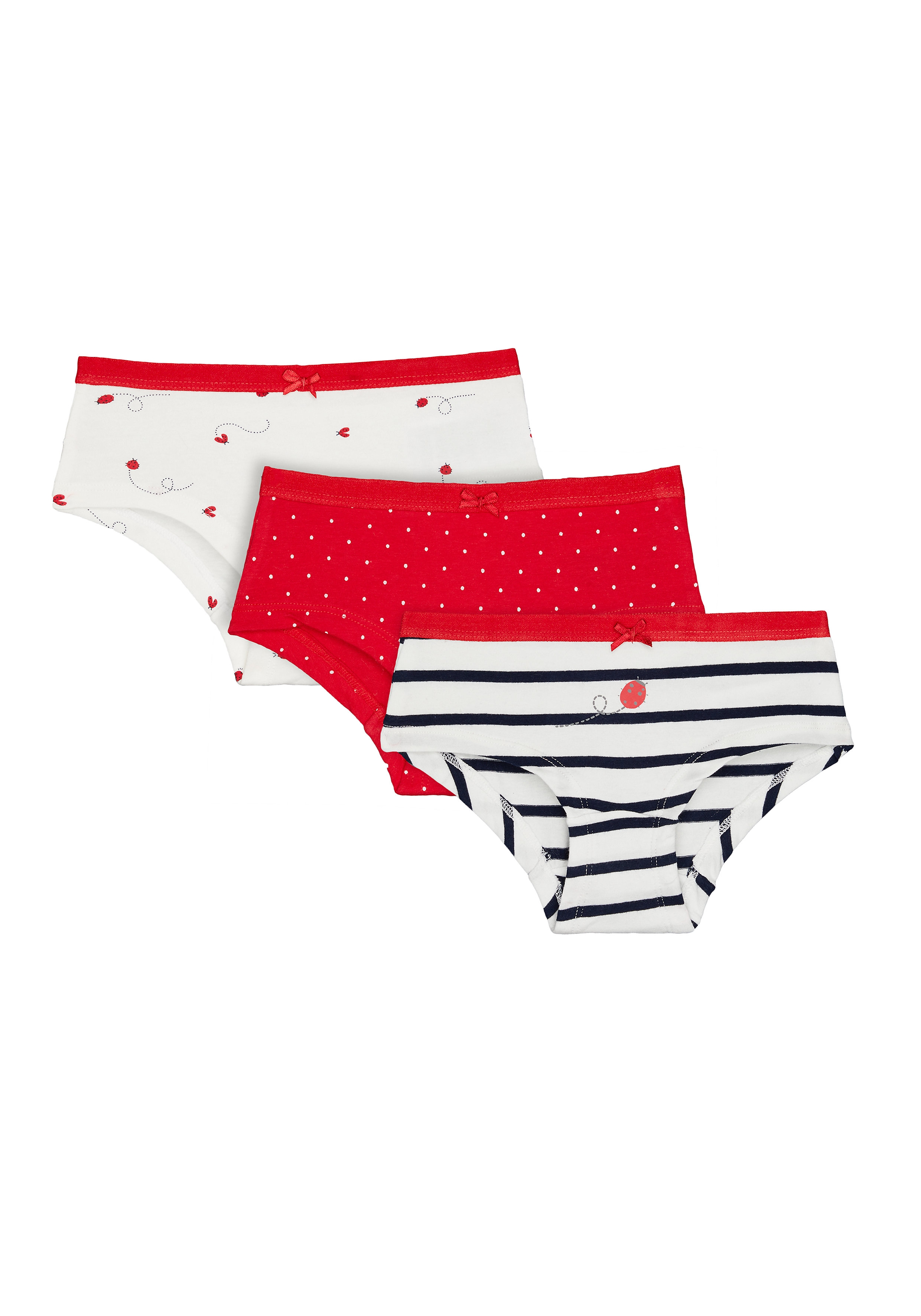 Mothercare | Girls Little Lady Hipster Briefs - 3 Pack - Multicolor