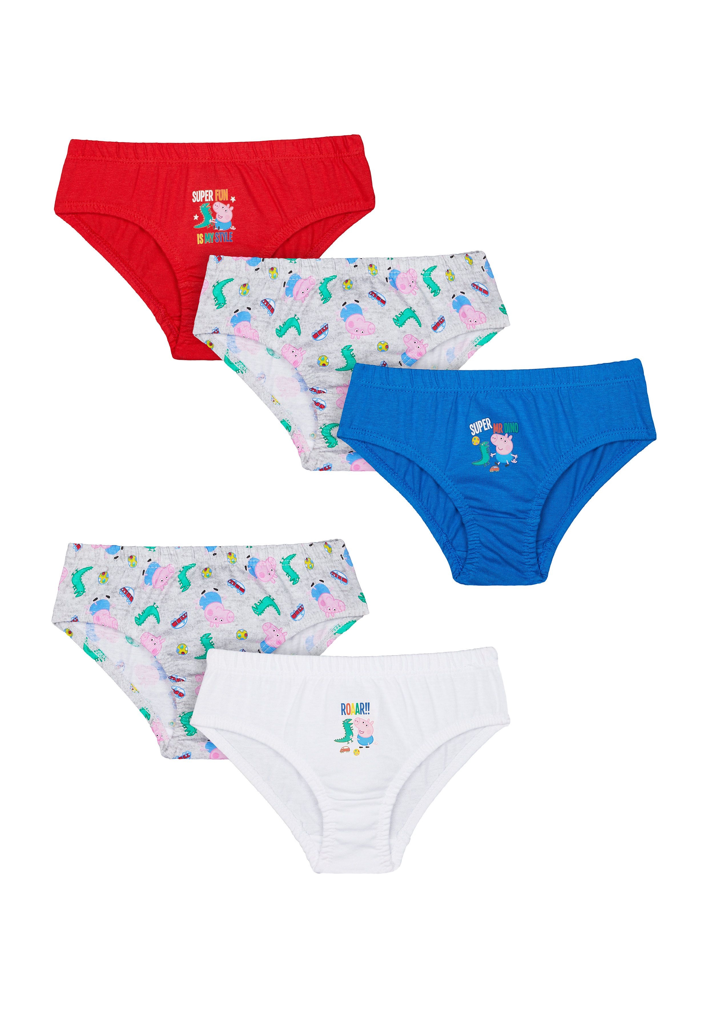 Mothercare | Boys George Pig Briefs - 5 Pack - Multicolor
